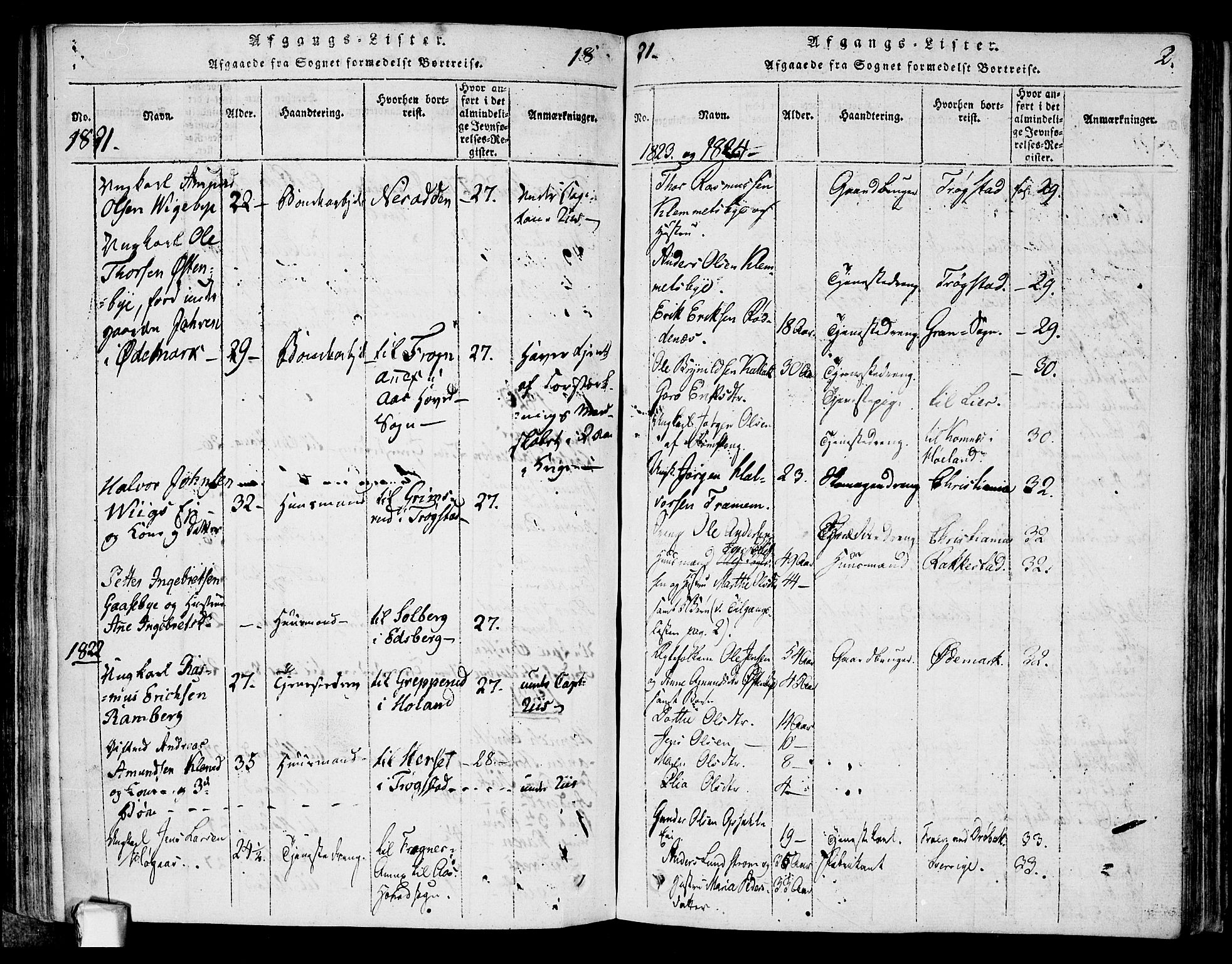 Rødenes prestekontor Kirkebøker, AV/SAO-A-2005/F/Fa/L0004: Parish register (official) no. I 4, 1814-1838, p. 2