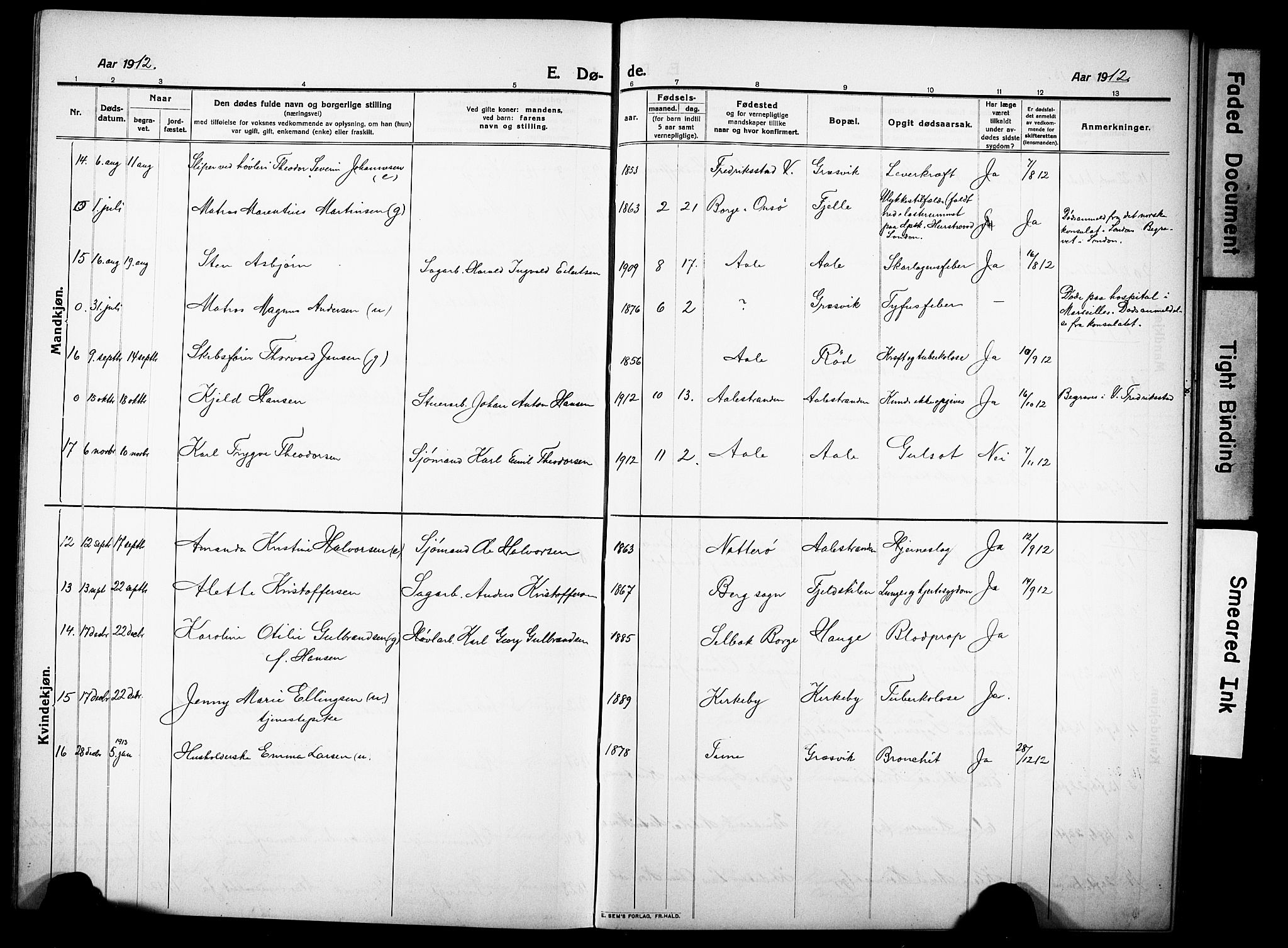 Onsøy prestekontor Kirkebøker, AV/SAO-A-10914/G/Gb/L0002: Parish register (copy) no. II 2, 1911-1933