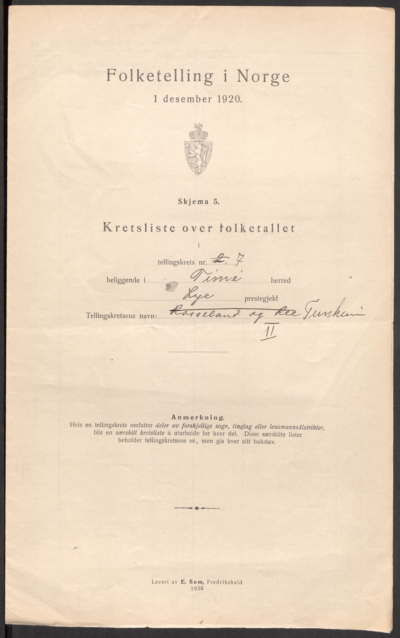 SAST, 1920 census for Time, 1920, p. 33