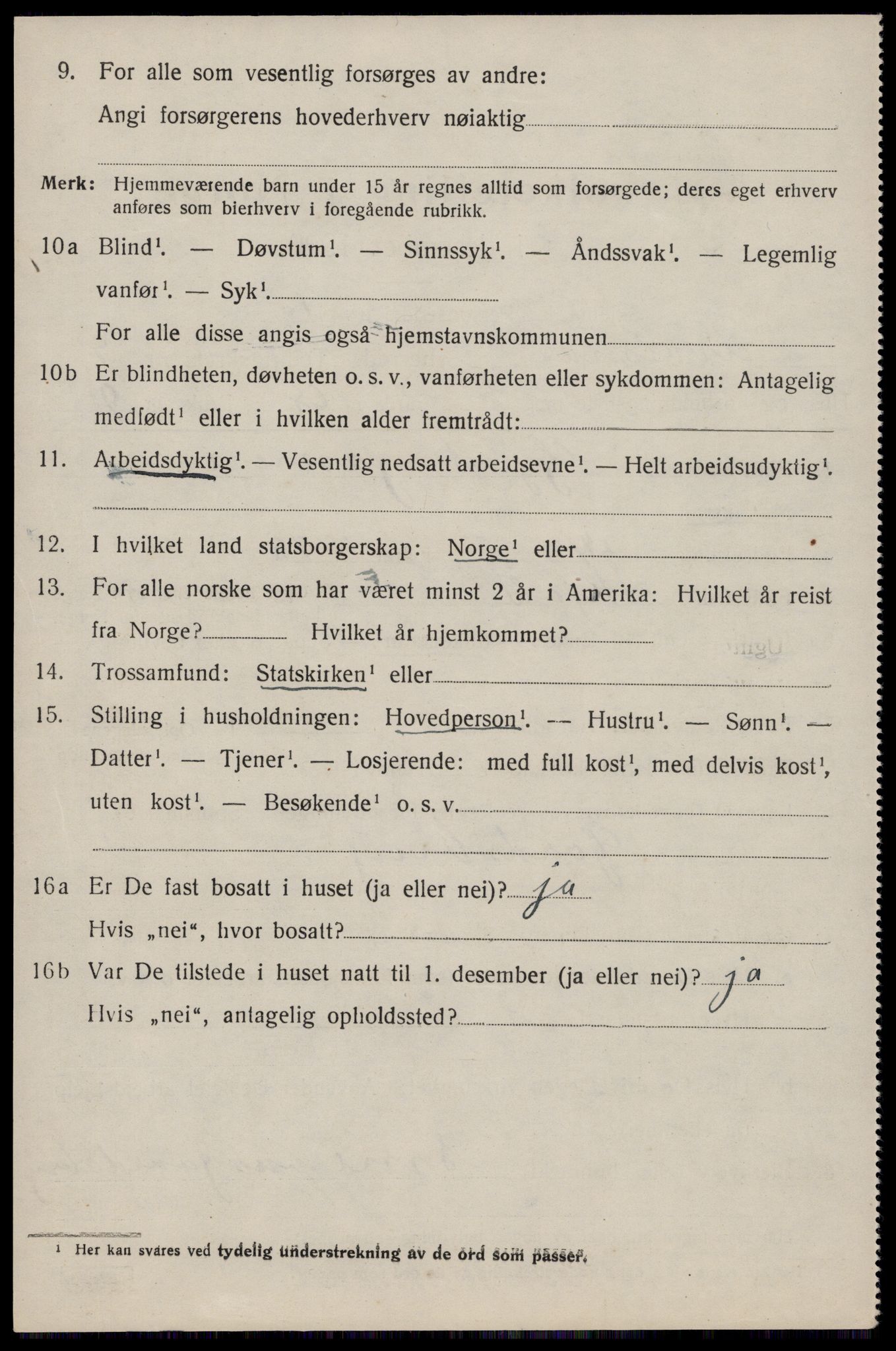 SAST, 1920 census for Avaldsnes, 1920, p. 6372