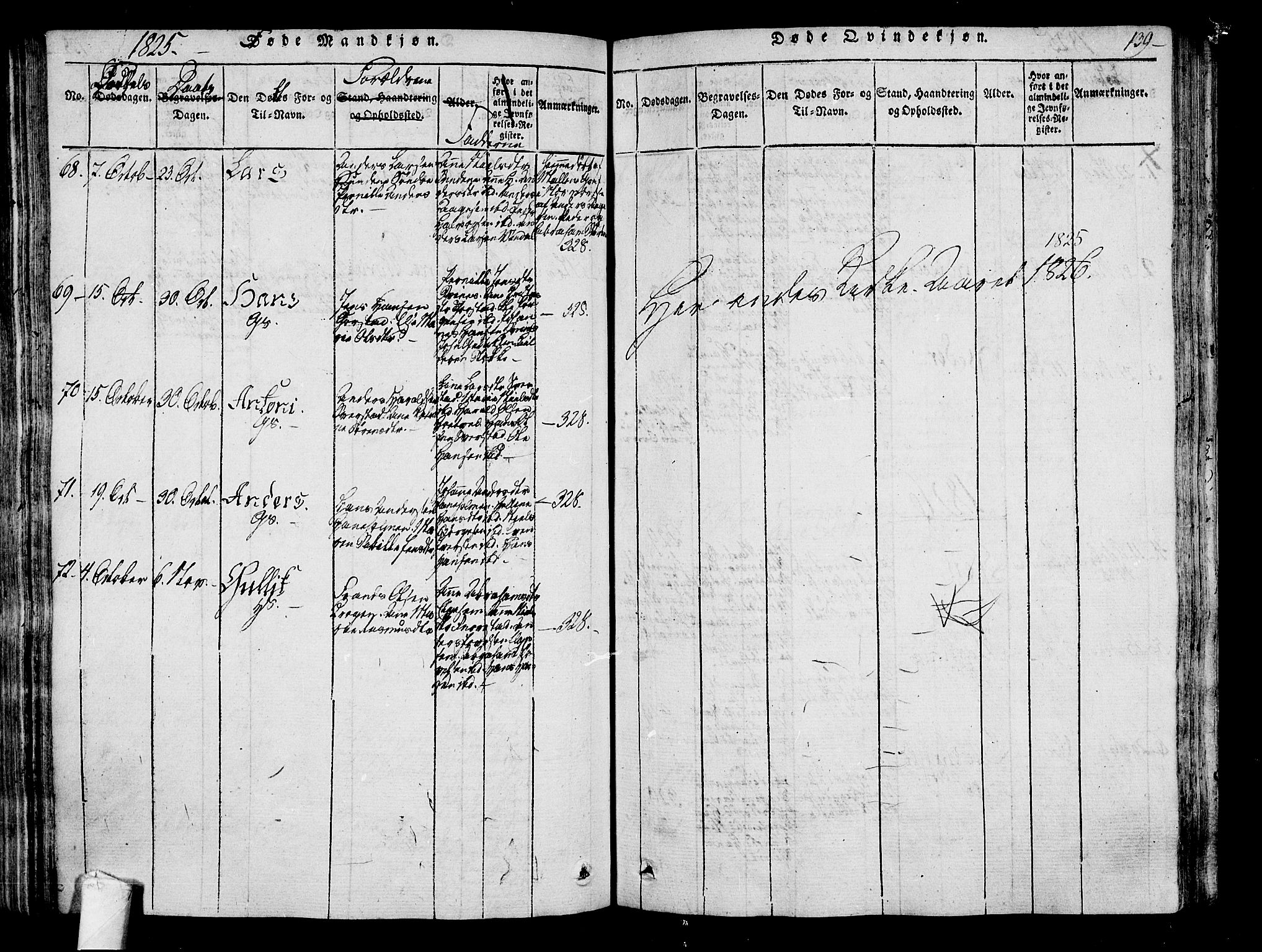 Sandar kirkebøker, AV/SAKO-A-243/F/Fa/L0004: Parish register (official) no. 4, 1814-1832, p. 139