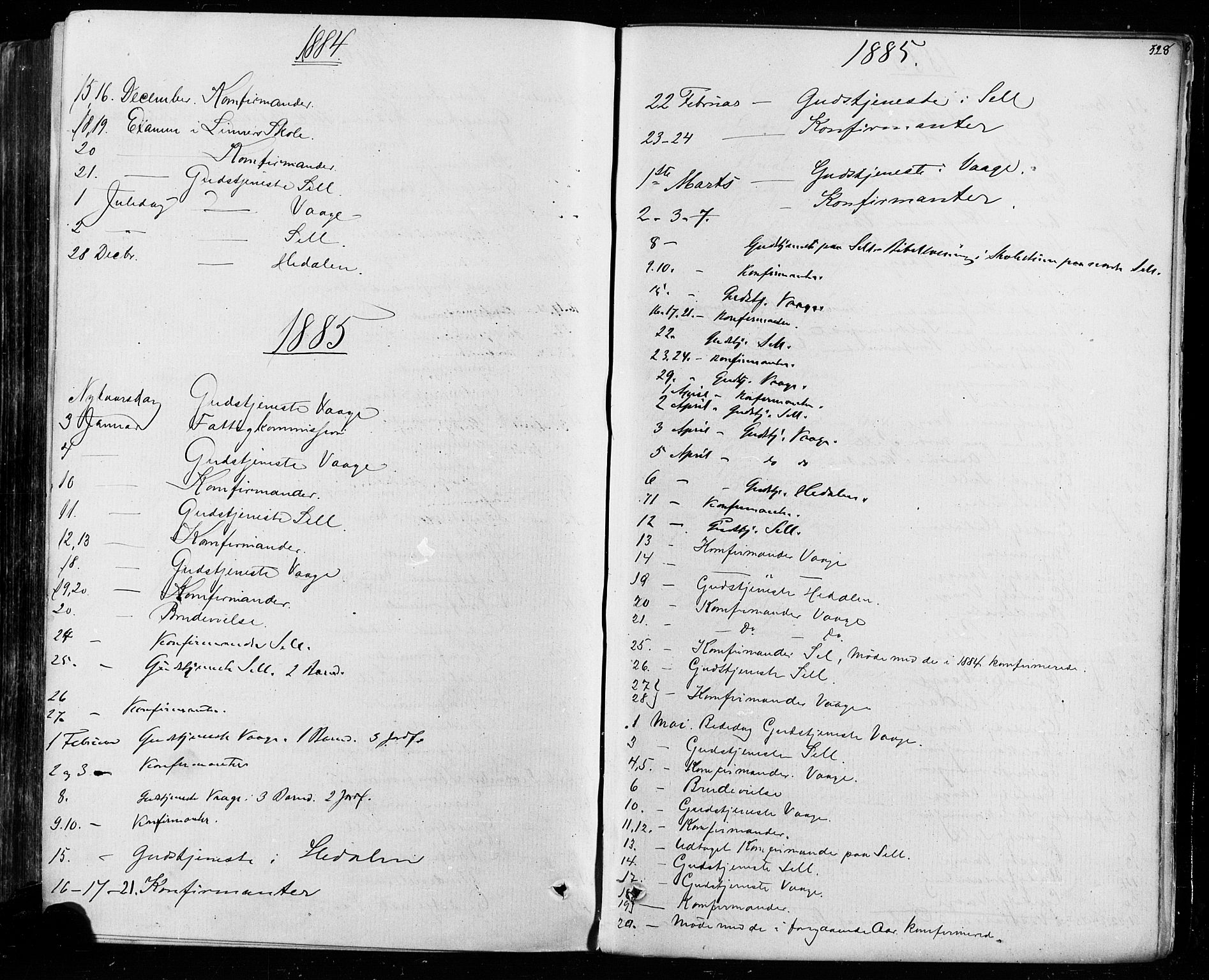 Vågå prestekontor, SAH/PREST-076/H/Ha/Haa/L0007: Parish register (official) no. 7 /1, 1872-1886, p. 528