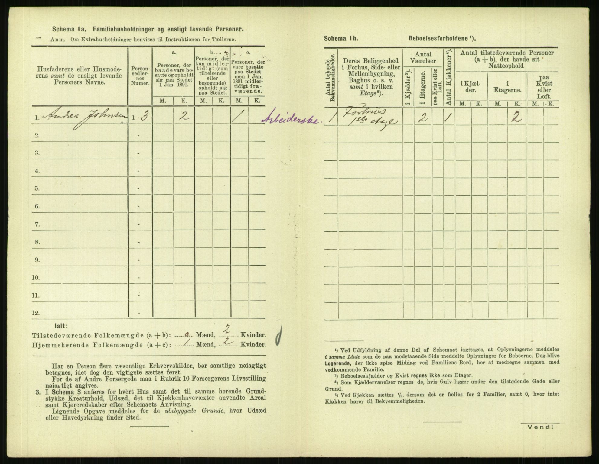 RA, 1891 census for 0904 Grimstad, 1891, p. 149