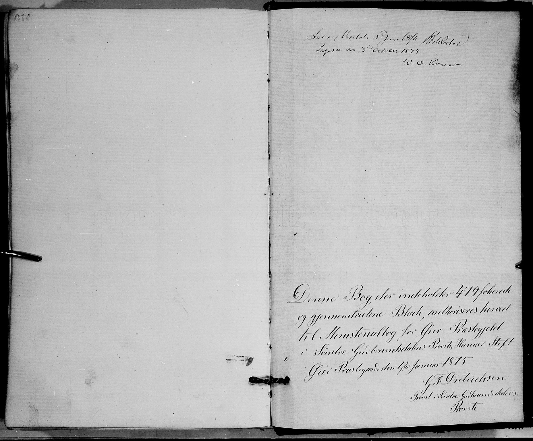 Øyer prestekontor, SAH/PREST-084/H/Ha/Haa/L0007: Parish register (official) no. 7, 1875-1878