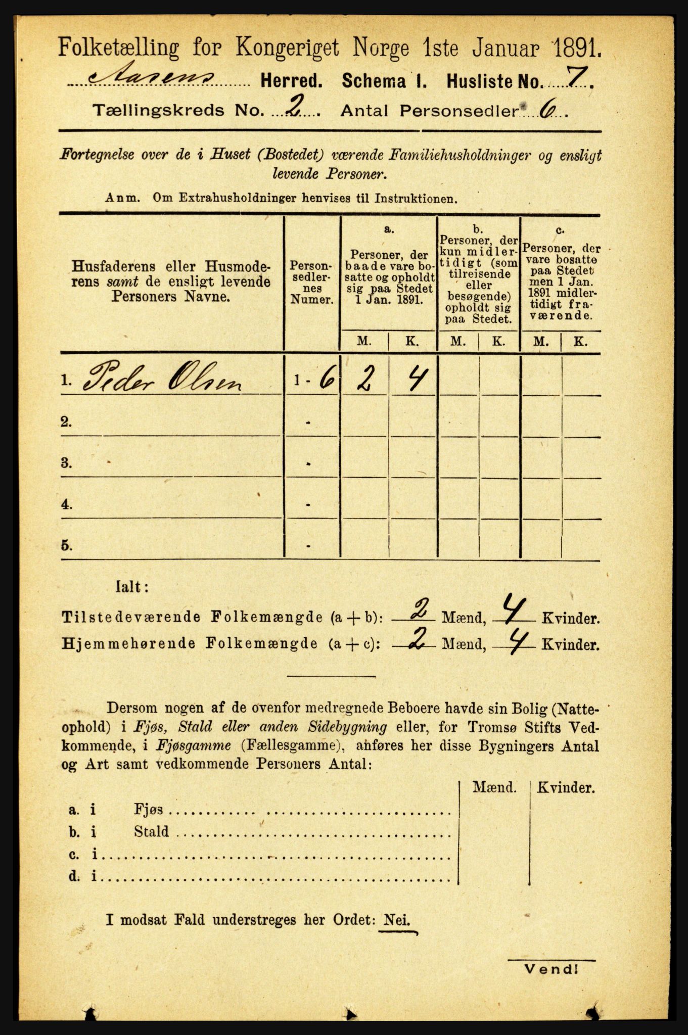 RA, 1891 census for 1716 Åsen, 1891, p. 567