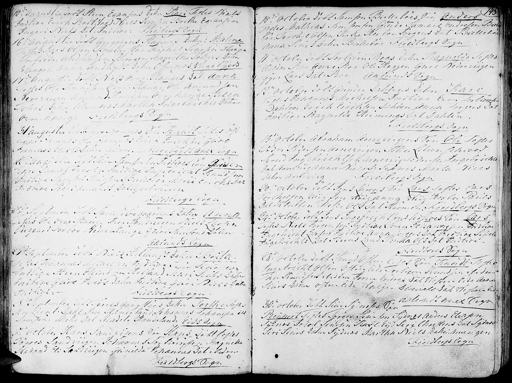 Fjelberg sokneprestembete, AV/SAB-A-75201/H/Haa: Parish register (official) no. A 3, 1788-1815, p. 145