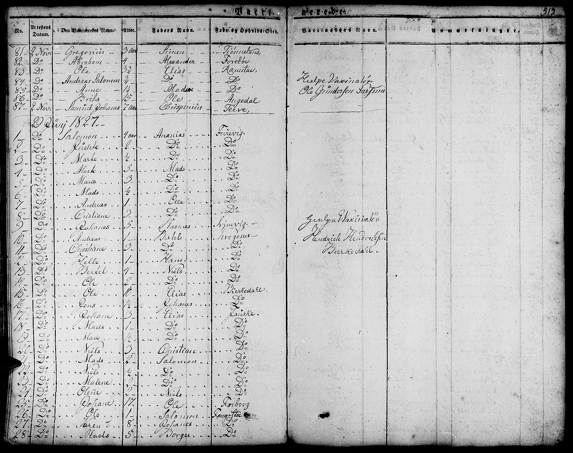 Førde sokneprestembete, SAB/A-79901/H/Haa/Haaa/L0006: Parish register (official) no. A 6, 1821-1842, p. 513