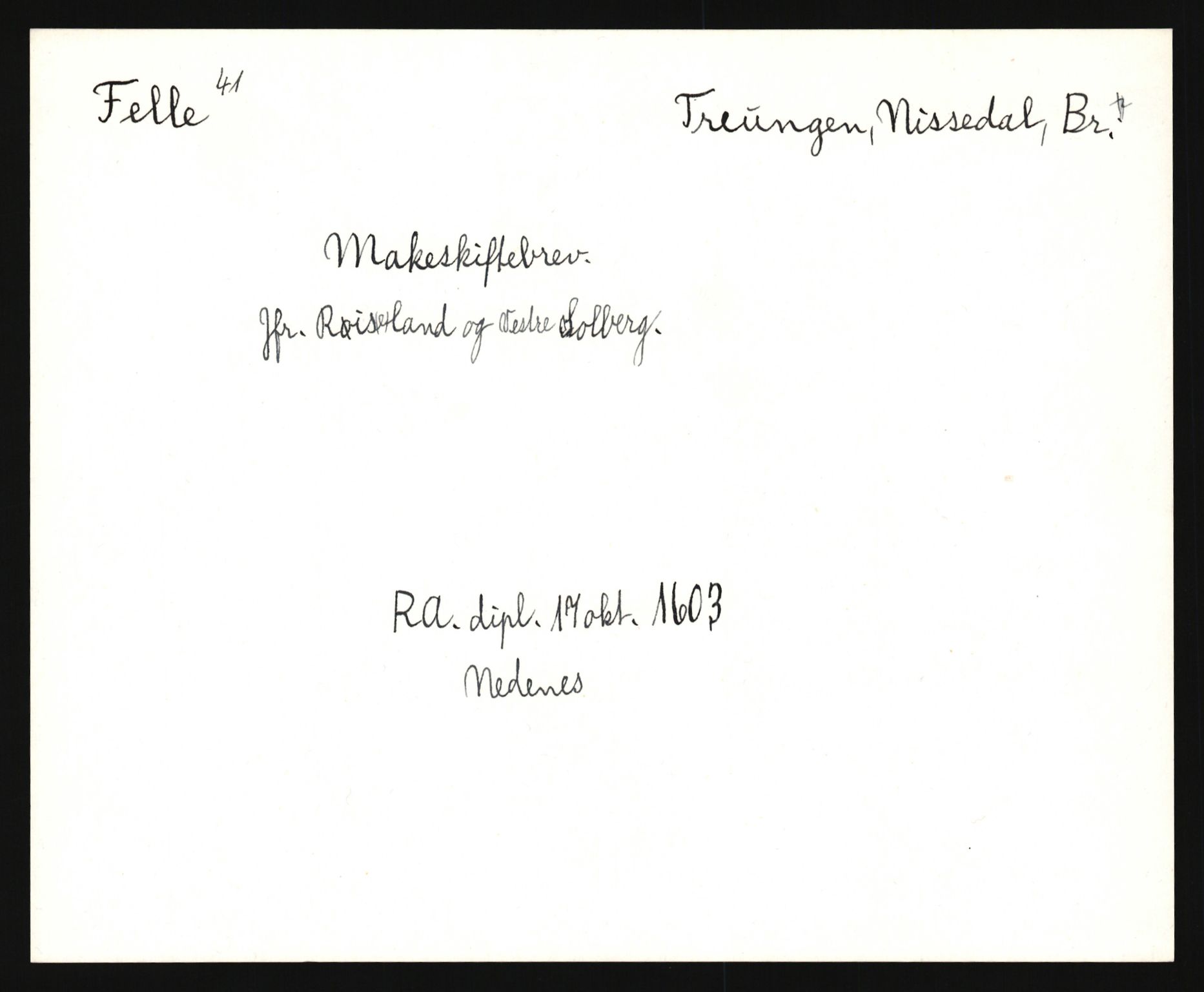 Riksarkivets diplomsamling, AV/RA-EA-5965/F35/F35e/L0022: Registreringssedler Telemark 3, 1400-1700, p. 59