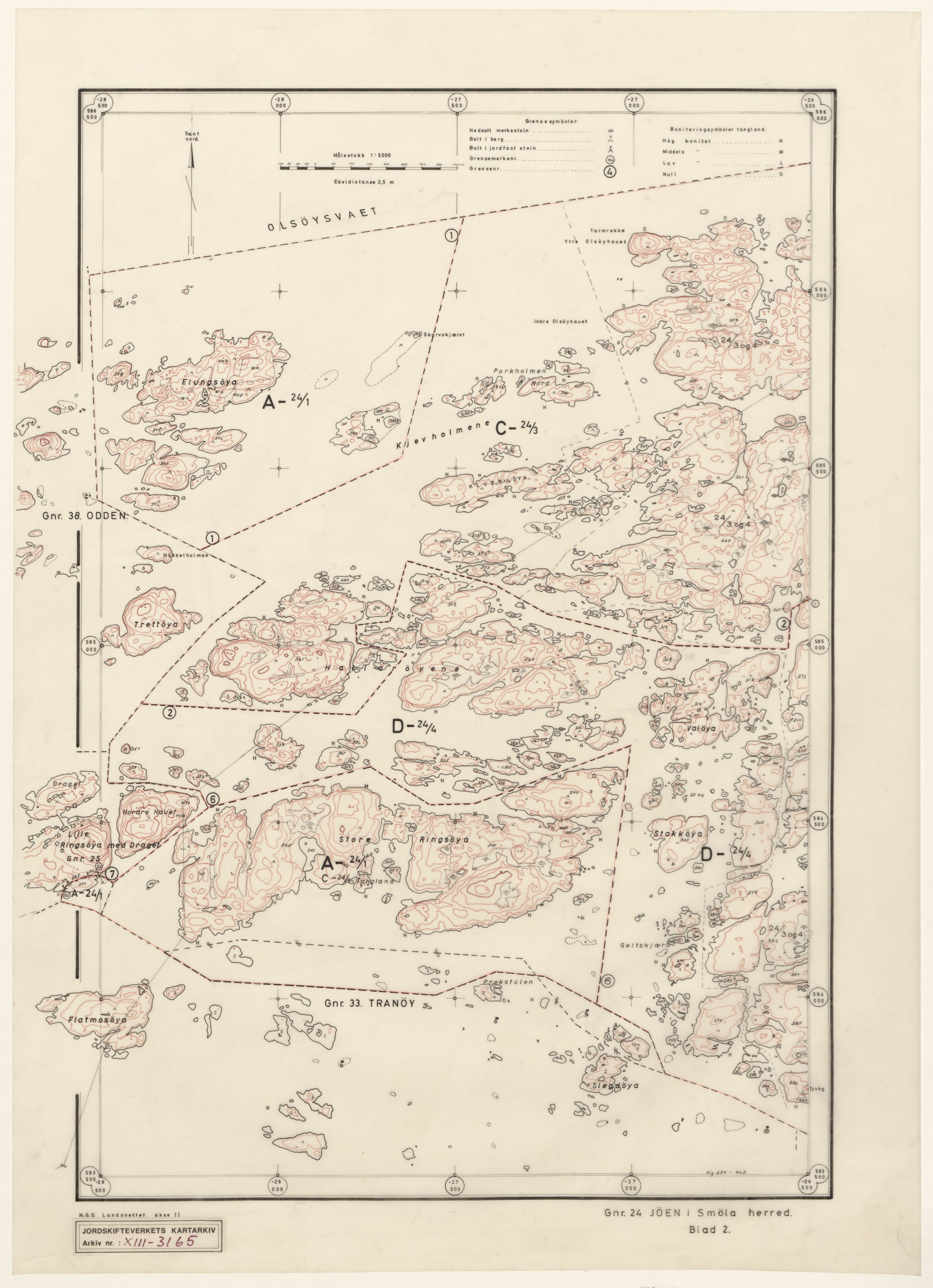 Jordskifteverkets kartarkiv, RA/S-3929/T, 1859-1988, p. 3999
