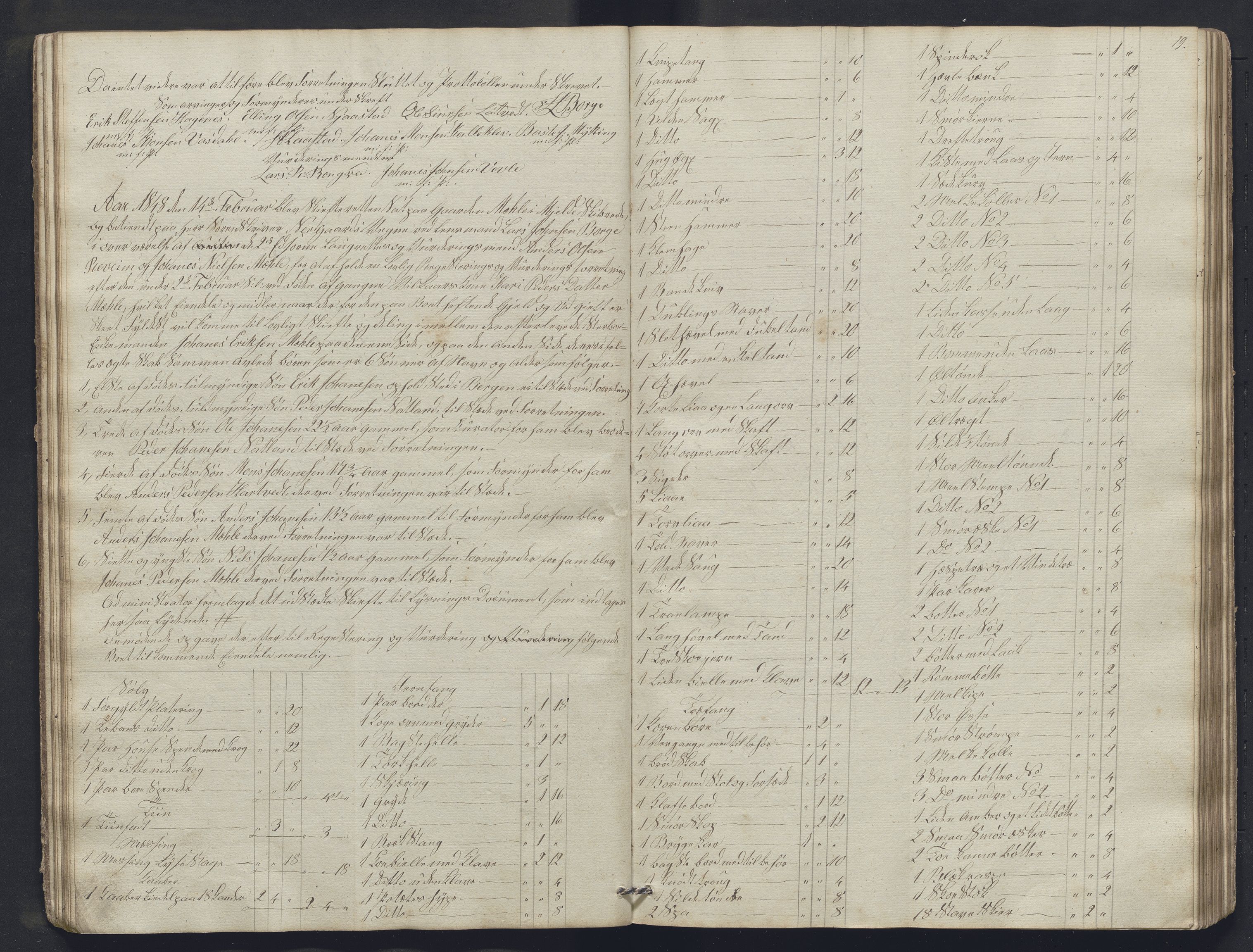 Nordhordland sorenskrivar, AV/SAB-A-2901/1/H/Hb/L0022: Registreringsprotokollar, 1846-1851, p. 19