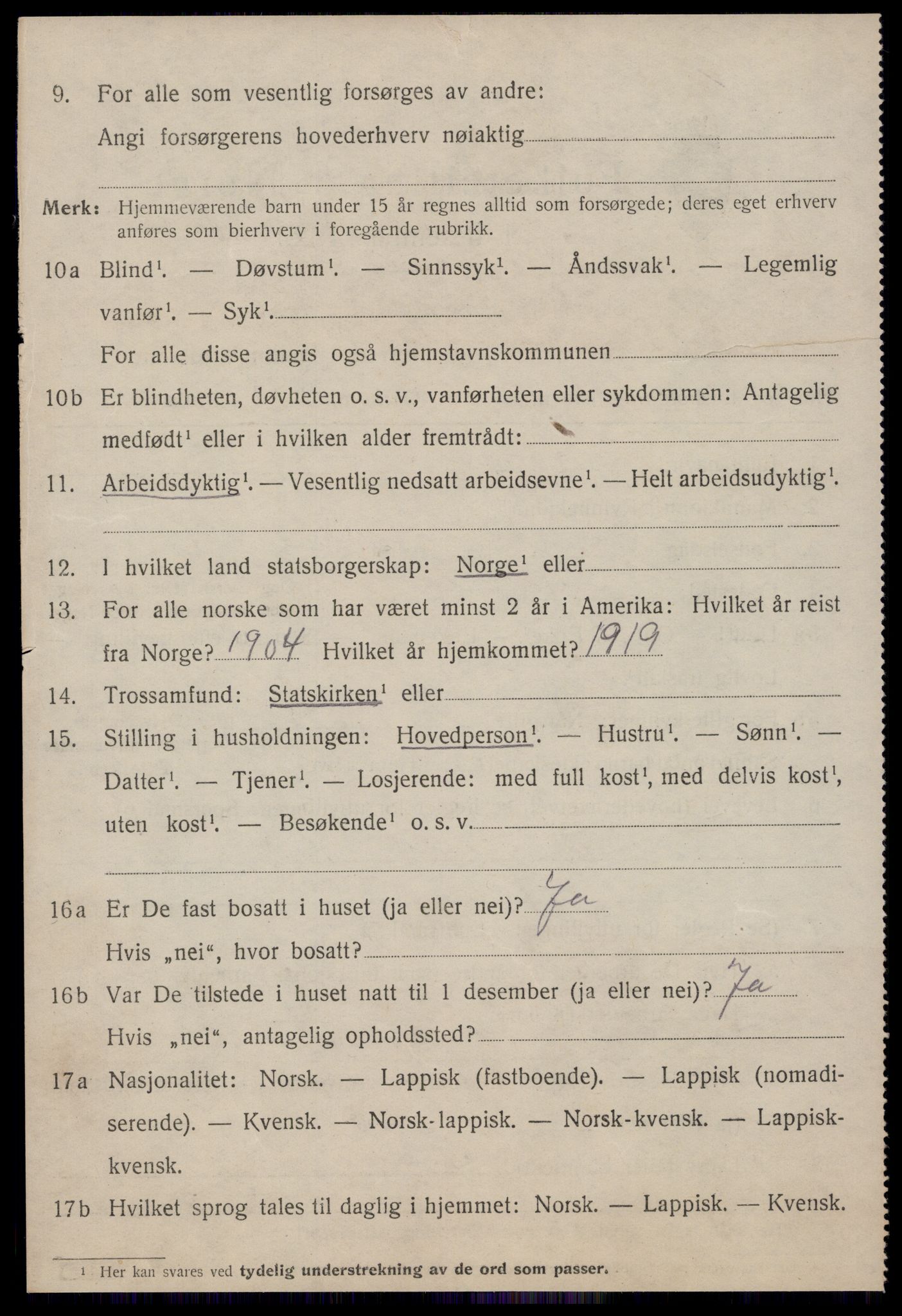 SAT, 1920 census for Meldal, 1920, p. 8204