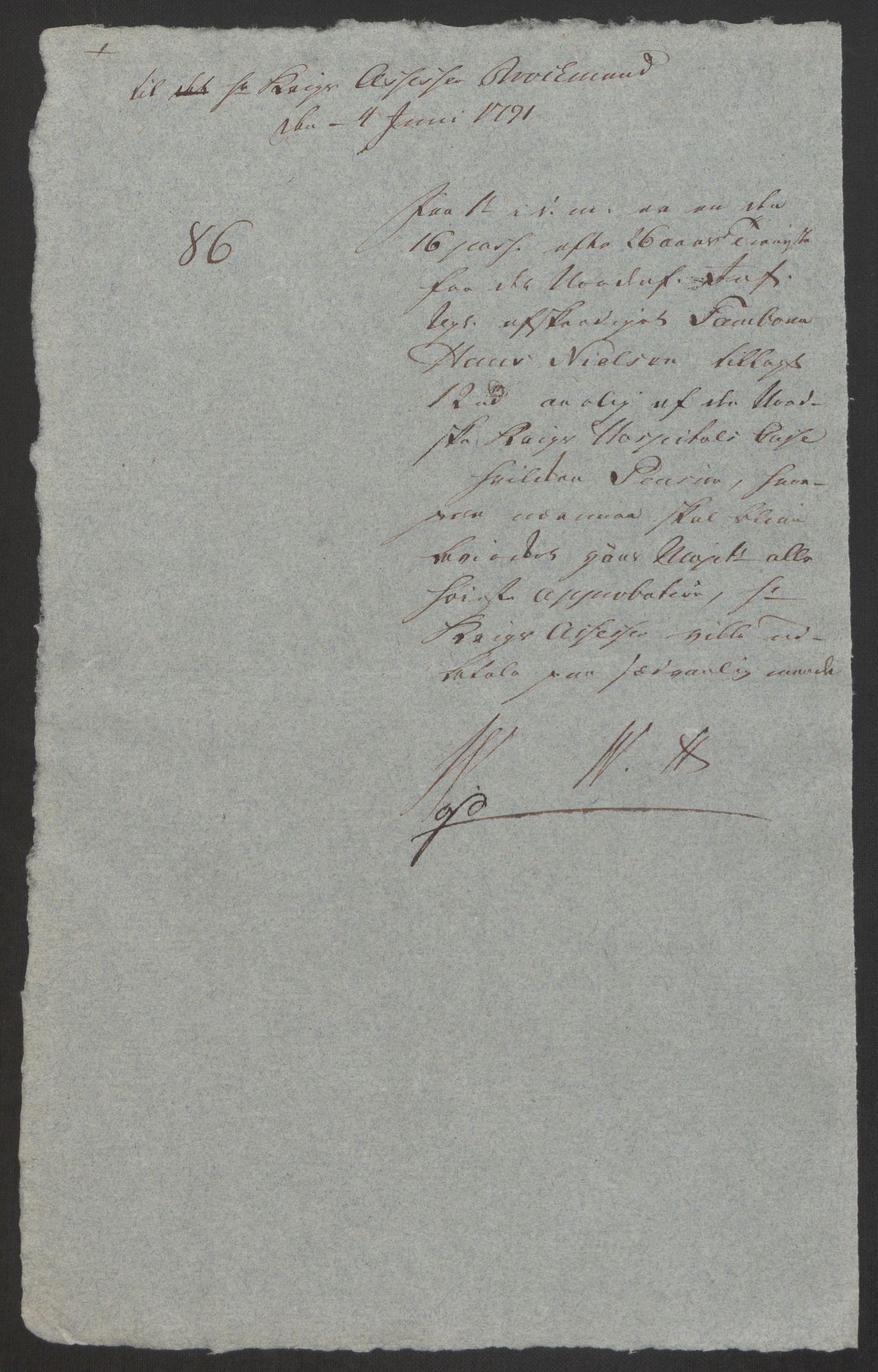 Forsvaret, Den norske kvesthuskasse/krigshospitalkasse, AV/RA-RAFA-1887/F/Fa/L0008: Konsepter, 1790-1793, p. 514