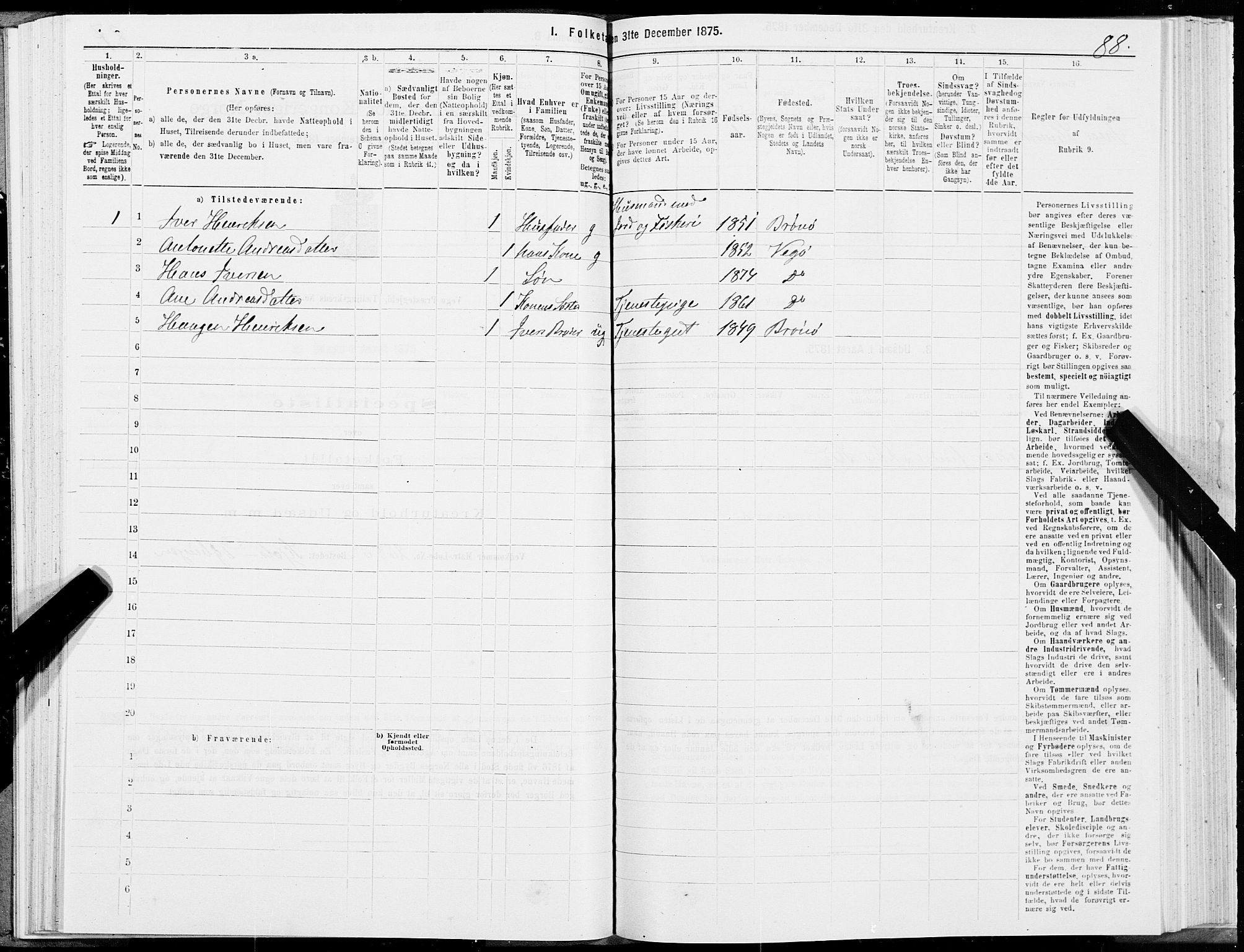 SAT, 1875 census for 1815P Vega, 1875, p. 1088