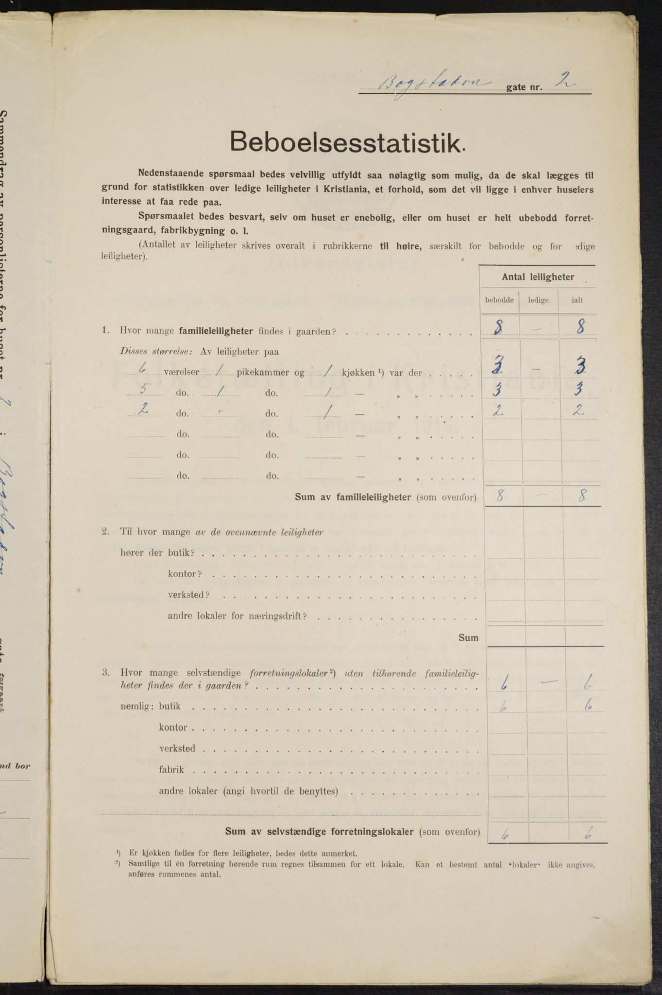 OBA, Municipal Census 1914 for Kristiania, 1914, p. 6794