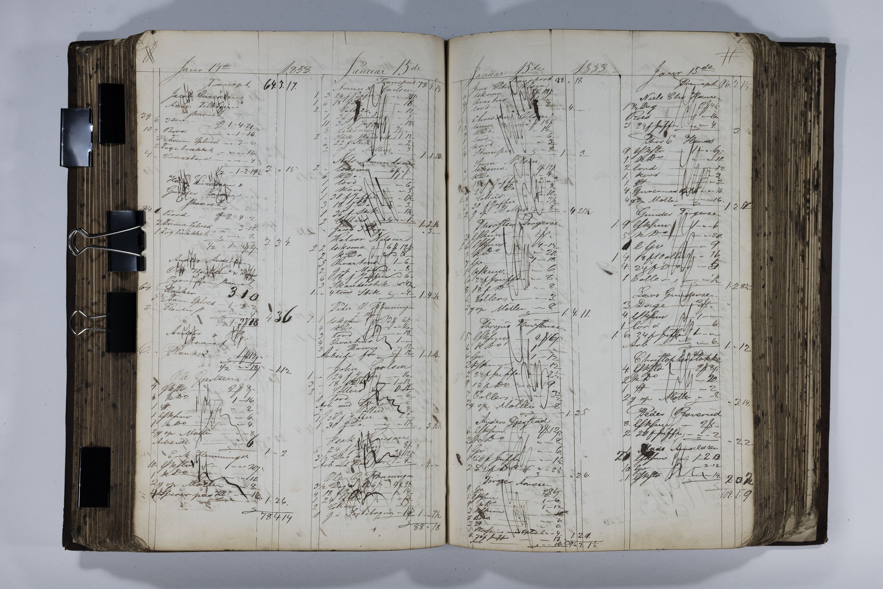 Blehr/ Kjellestad, TEMU/TGM-A-1212/R/Ra/L0005: Hugste bog, 1850-1855, p. 307