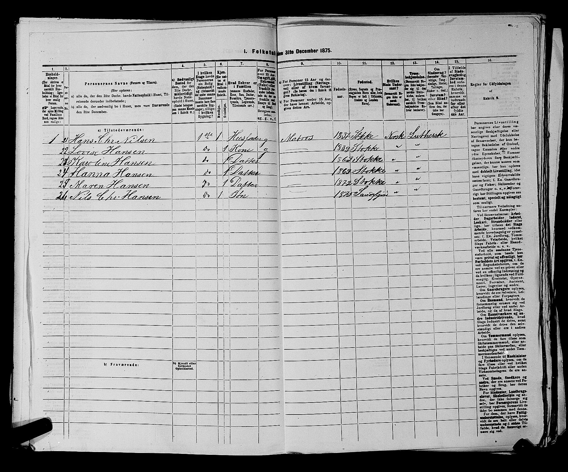 SAKO, 1875 census for 0706B Sandeherred/Sandefjord, 1875, p. 371