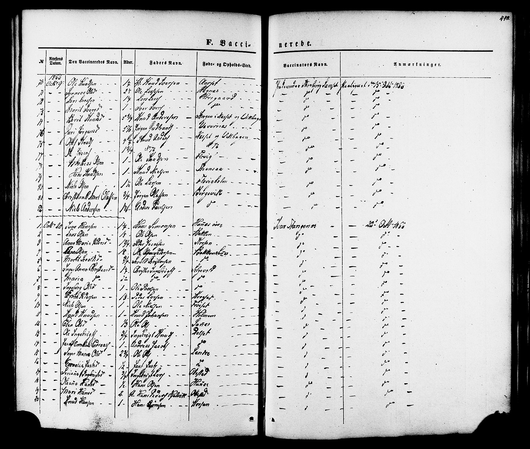 Ministerialprotokoller, klokkerbøker og fødselsregistre - Møre og Romsdal, AV/SAT-A-1454/547/L0603: Parish register (official) no. 547A05, 1846-1877, p. 440