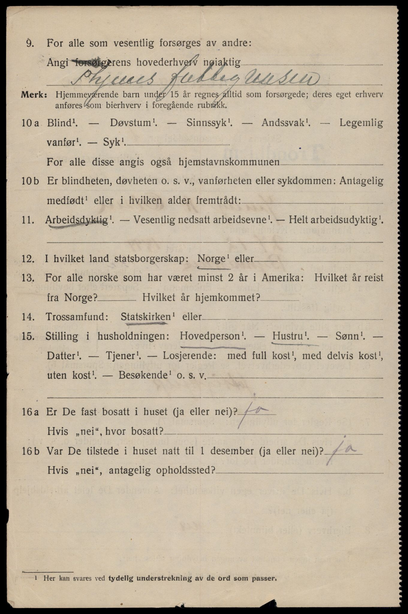 SAT, 1920 census for Trondheim, 1920, p. 49417