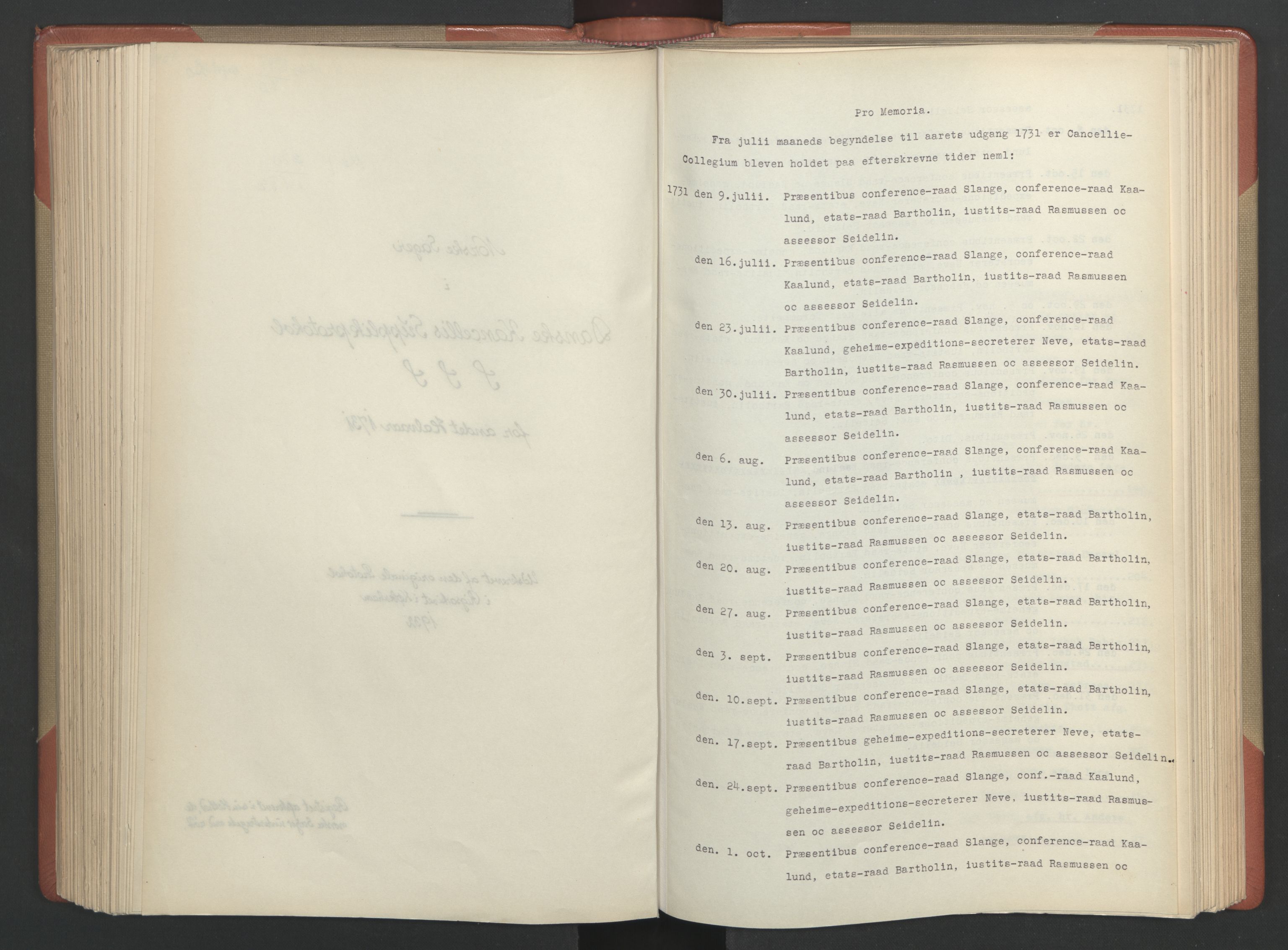 Avskriftsamlingen, AV/RA-EA-4022/F/Fa/L0094: Supplikker, 1731, p. 209