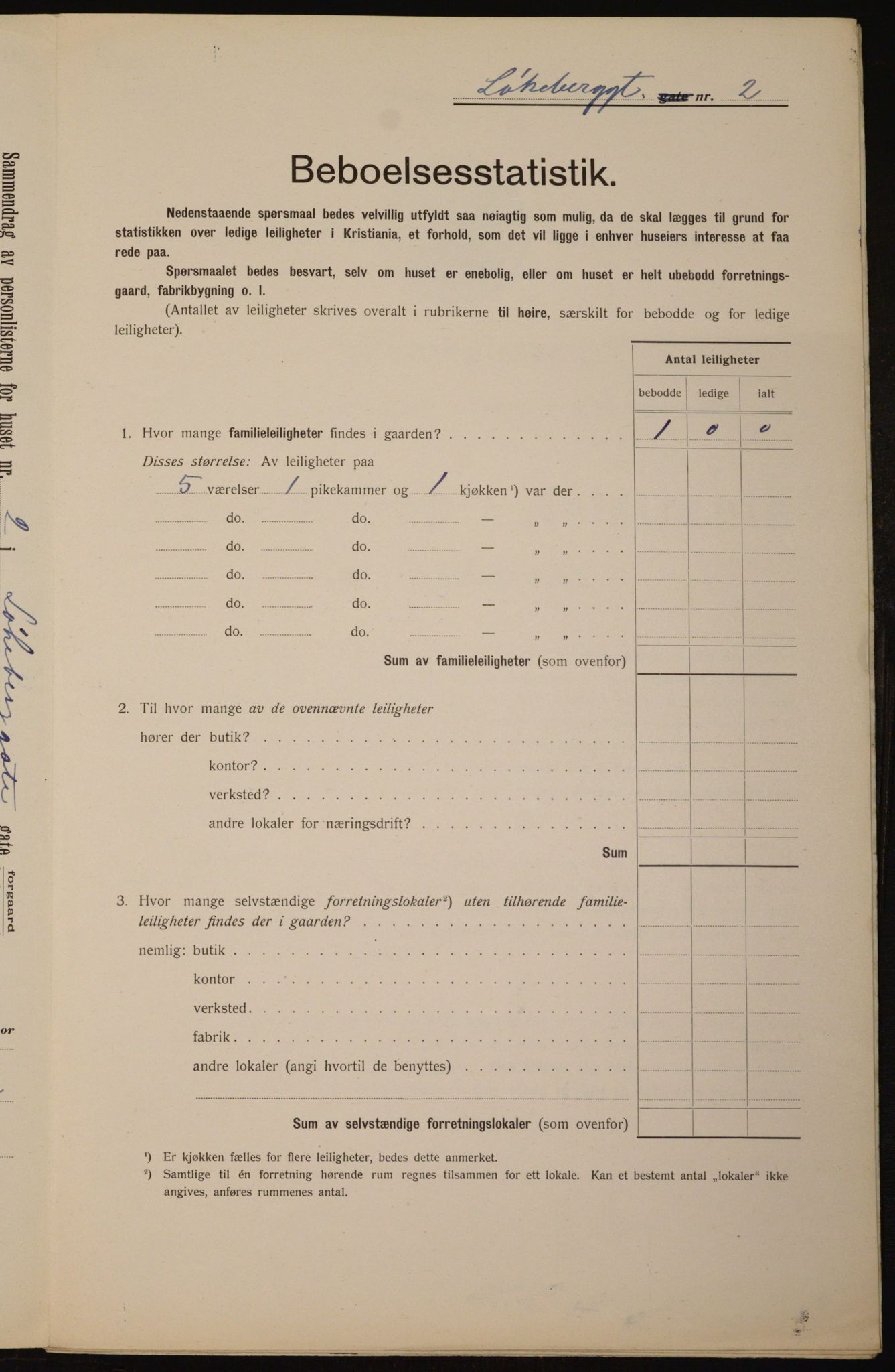 OBA, Municipal Census 1912 for Kristiania, 1912, p. 58934