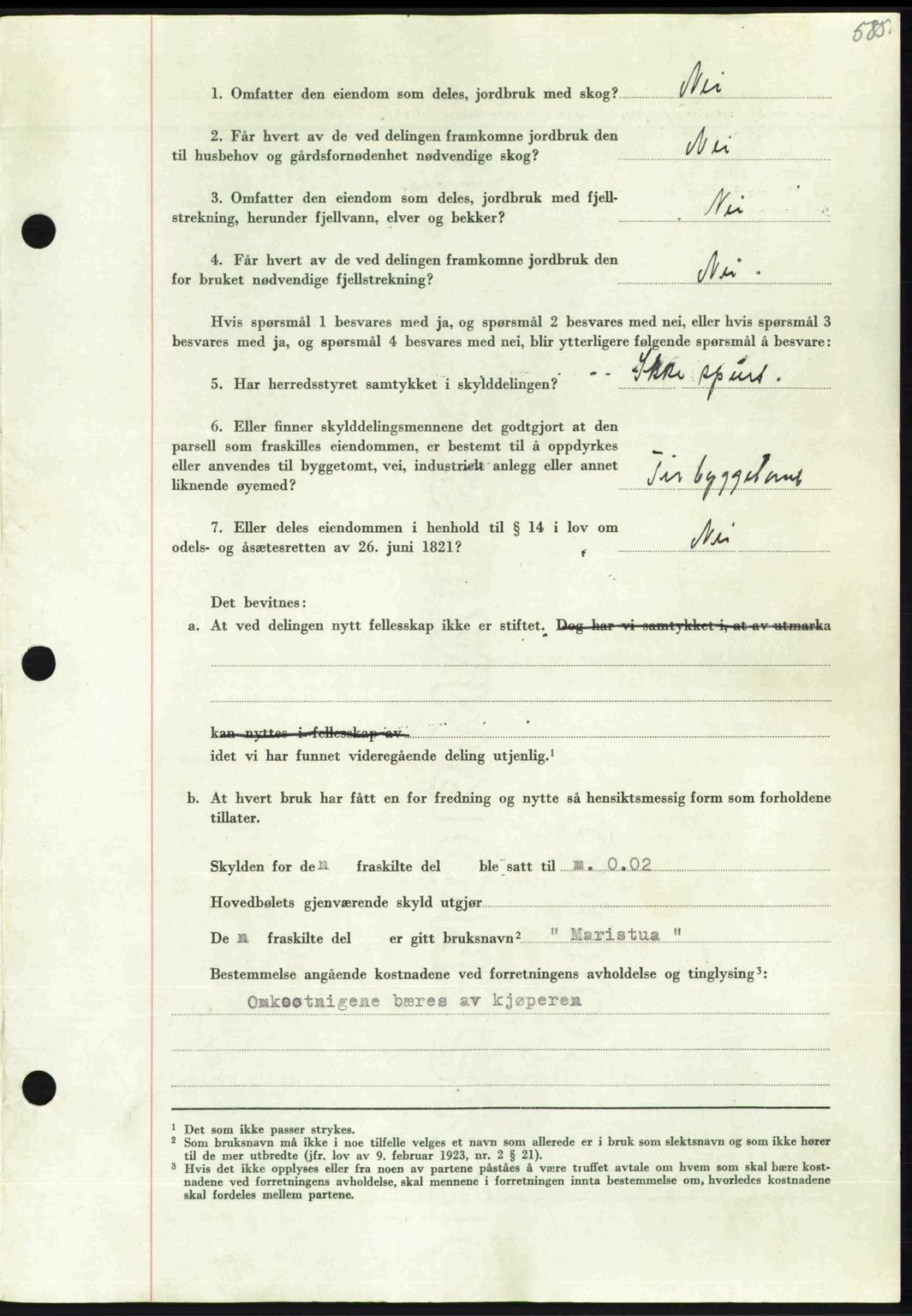 Nordmøre sorenskriveri, AV/SAT-A-4132/1/2/2Ca: Mortgage book no. A102, 1946-1946, Diary no: : 1814/1946