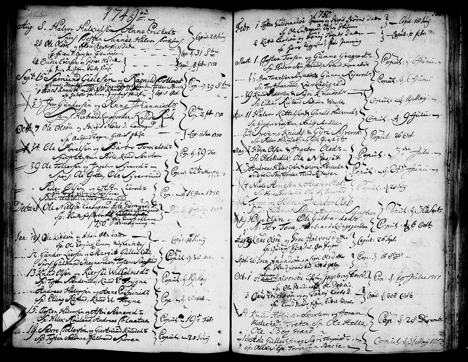 Rollag kirkebøker, SAKO/A-240/F/Fa/L0003: Parish register (official) no. I 3, 1743-1778, p. 166