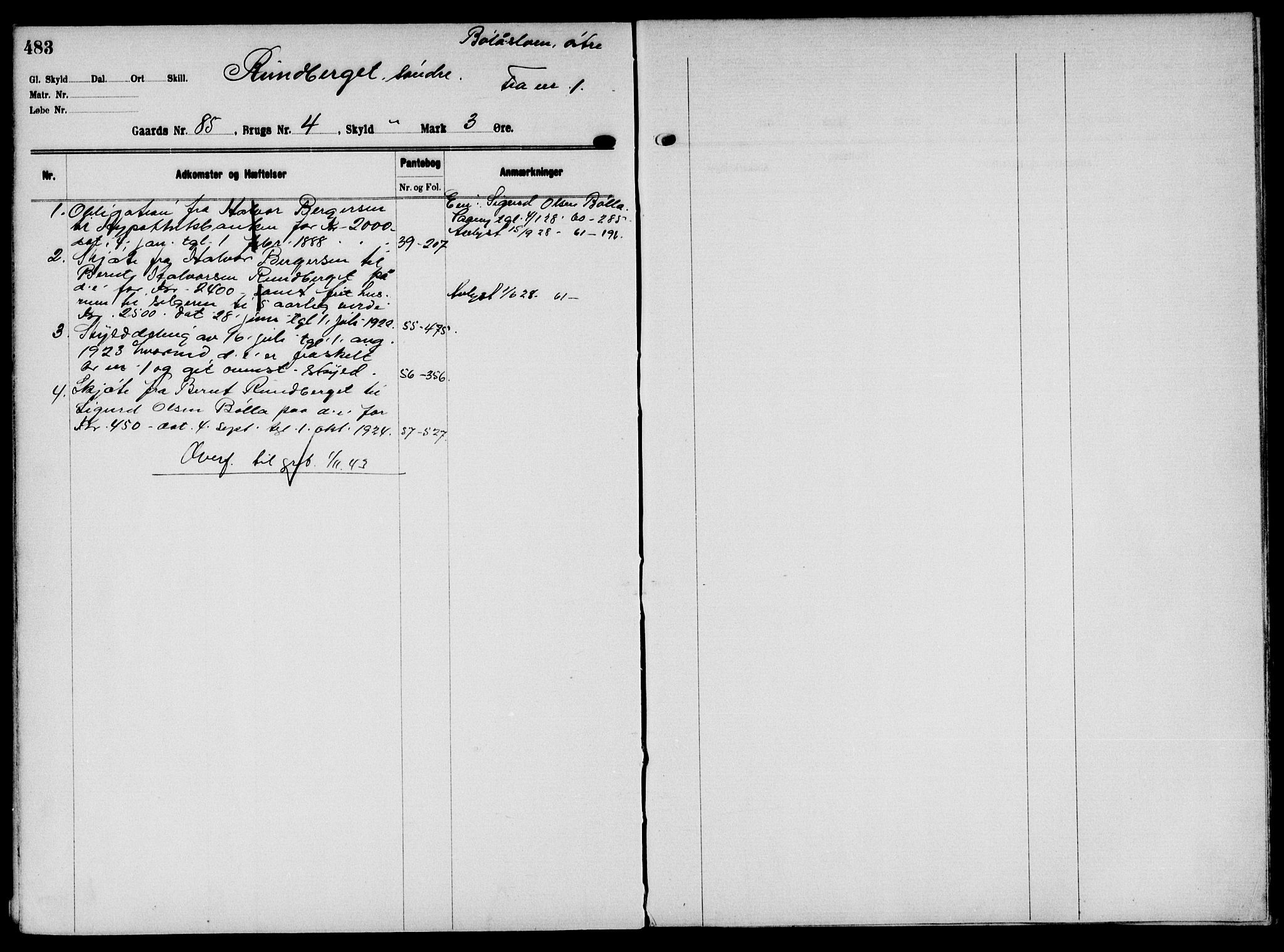 Solør tingrett, AV/SAH-TING-008/H/Ha/Hak/L0006: Mortgage register no. VI, 1900-1935, p. 483