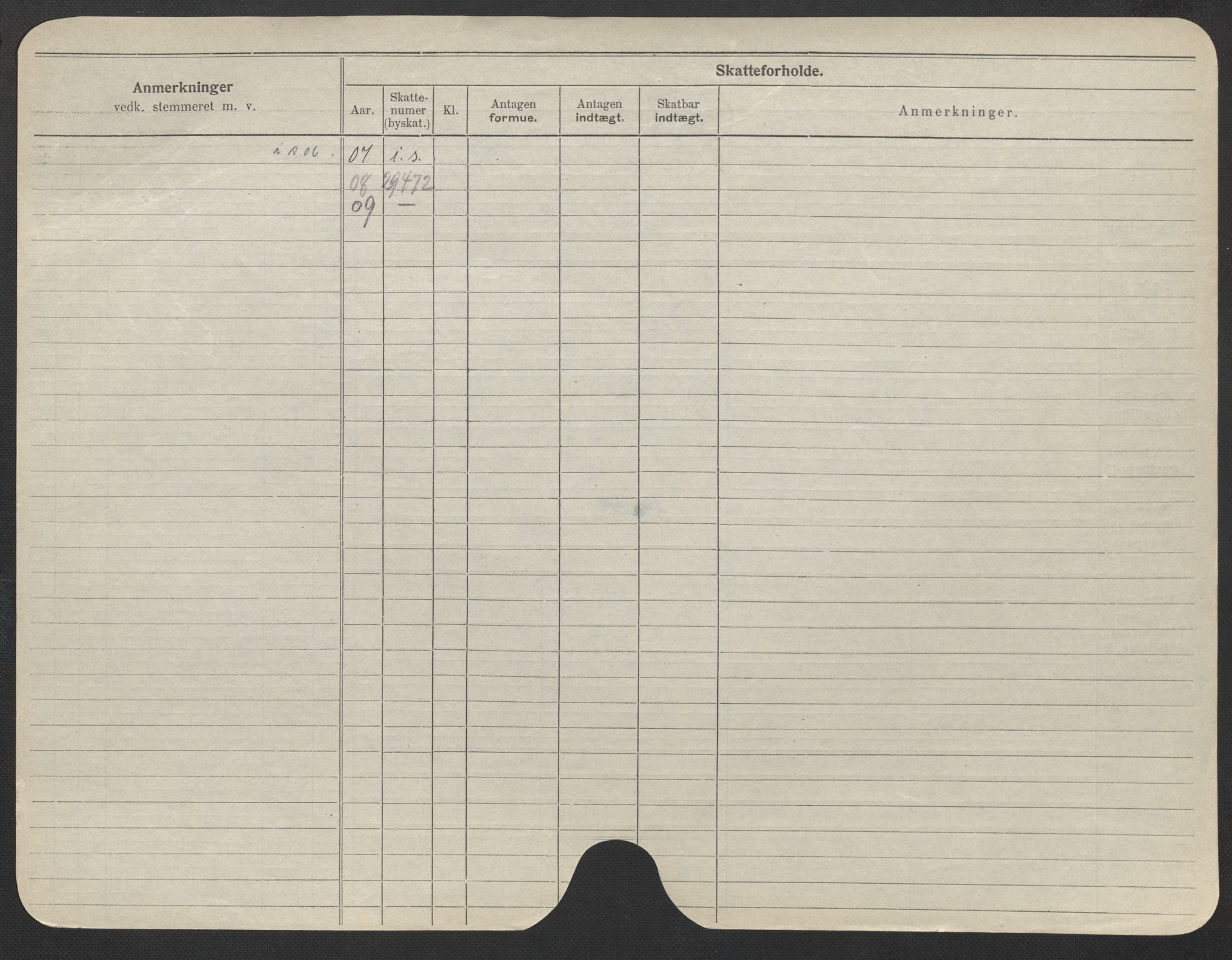 Oslo folkeregister, Registerkort, AV/SAO-A-11715/F/Fa/Fac/L0022: Kvinner, 1906-1914, p. 458b