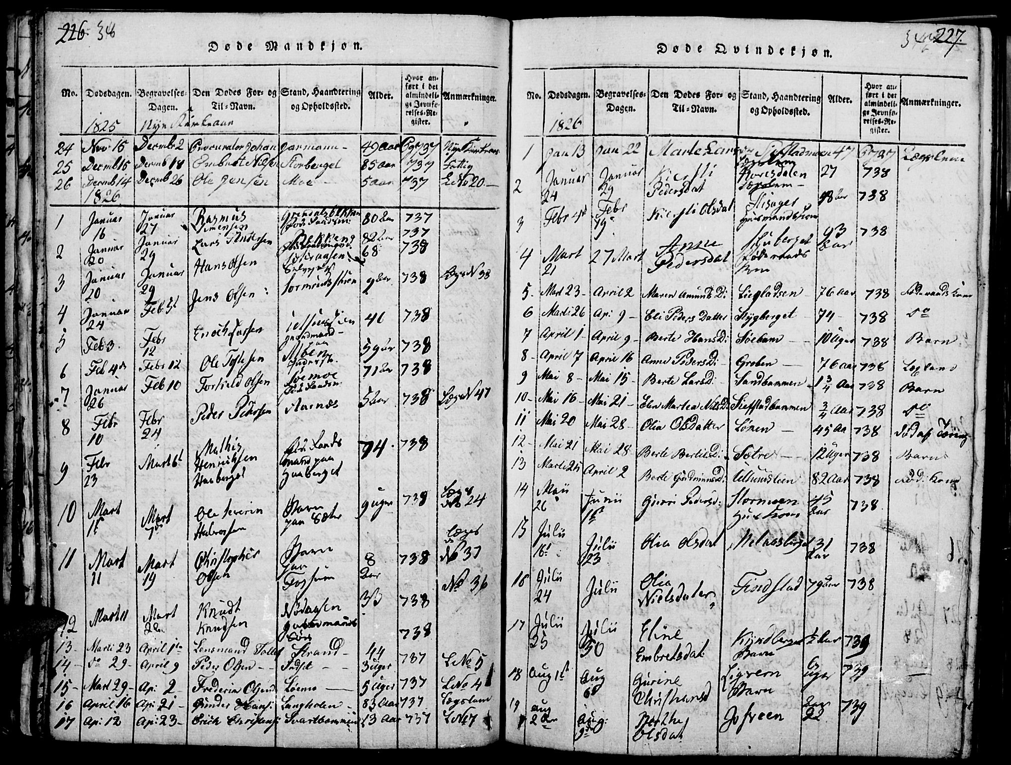 Elverum prestekontor, AV/SAH-PREST-044/H/Ha/Haa/L0007: Parish register (official) no. 7, 1815-1830, p. 346-347