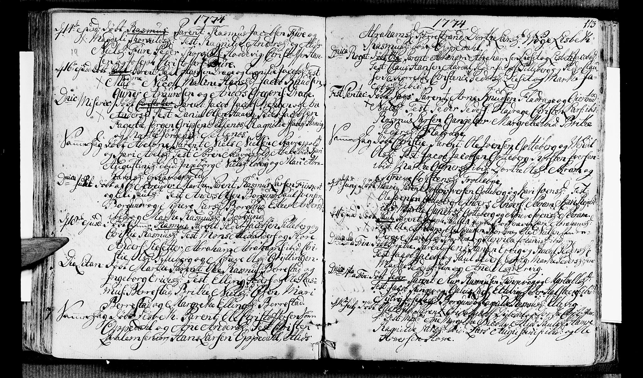 Selje sokneprestembete, AV/SAB-A-99938/H/Ha/Haa/Haaa: Parish register (official) no. A 5, 1760-1782, p. 113