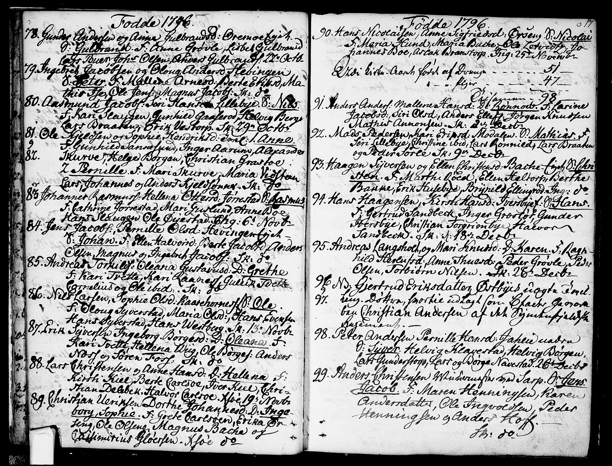 Skjeberg prestekontor Kirkebøker, AV/SAO-A-10923/F/Fa/L0003: Parish register (official) no. I 3, 1792-1814, p. 17