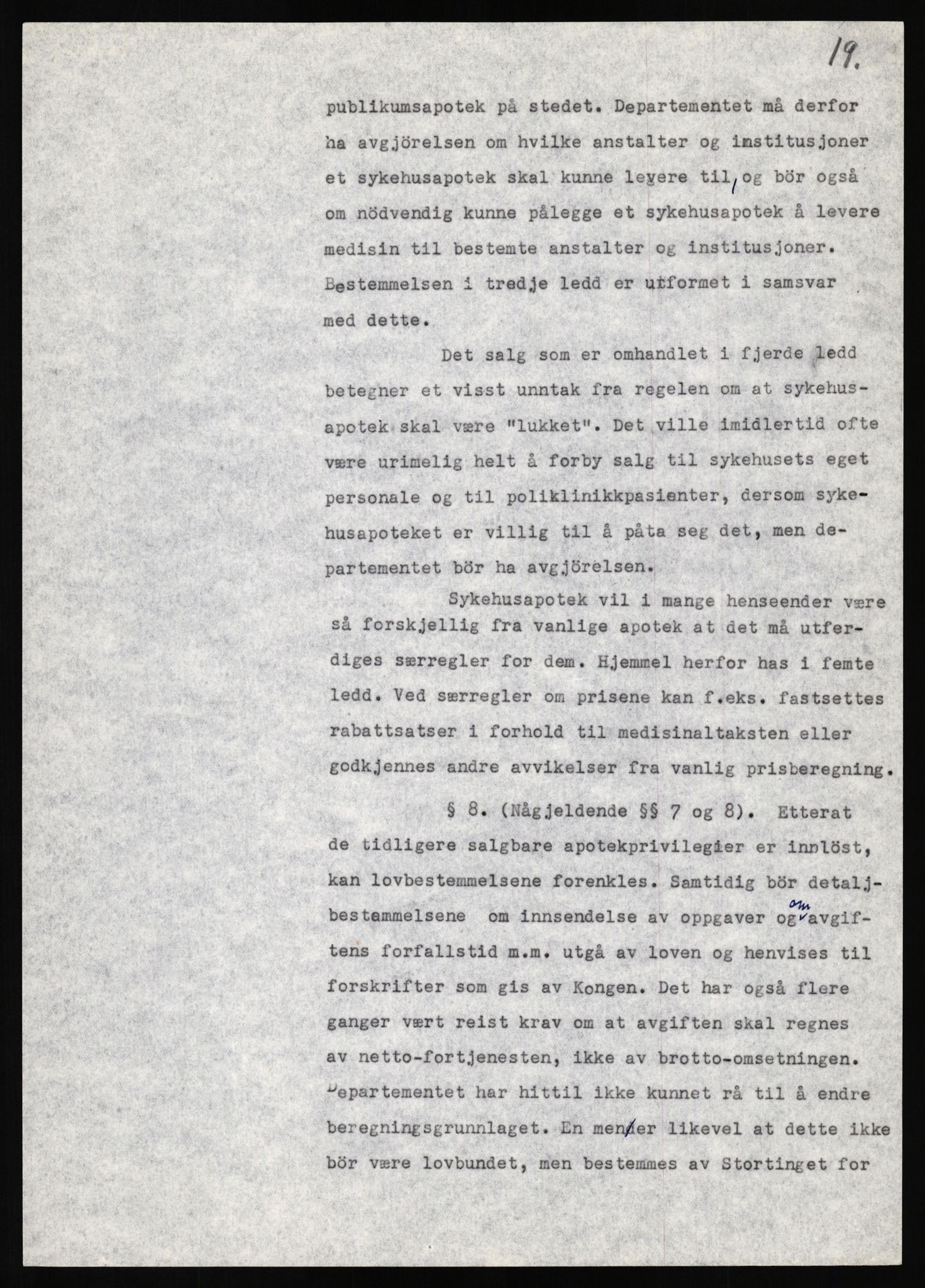 Justisdepartementet, Lovavdelingen, AV/RA-S-3212/D/Dh/L0284/0001: Lover / Uttalelser om lovutkast: Jnr. 455 - 1757. 3 mapper, 1950, p. 29