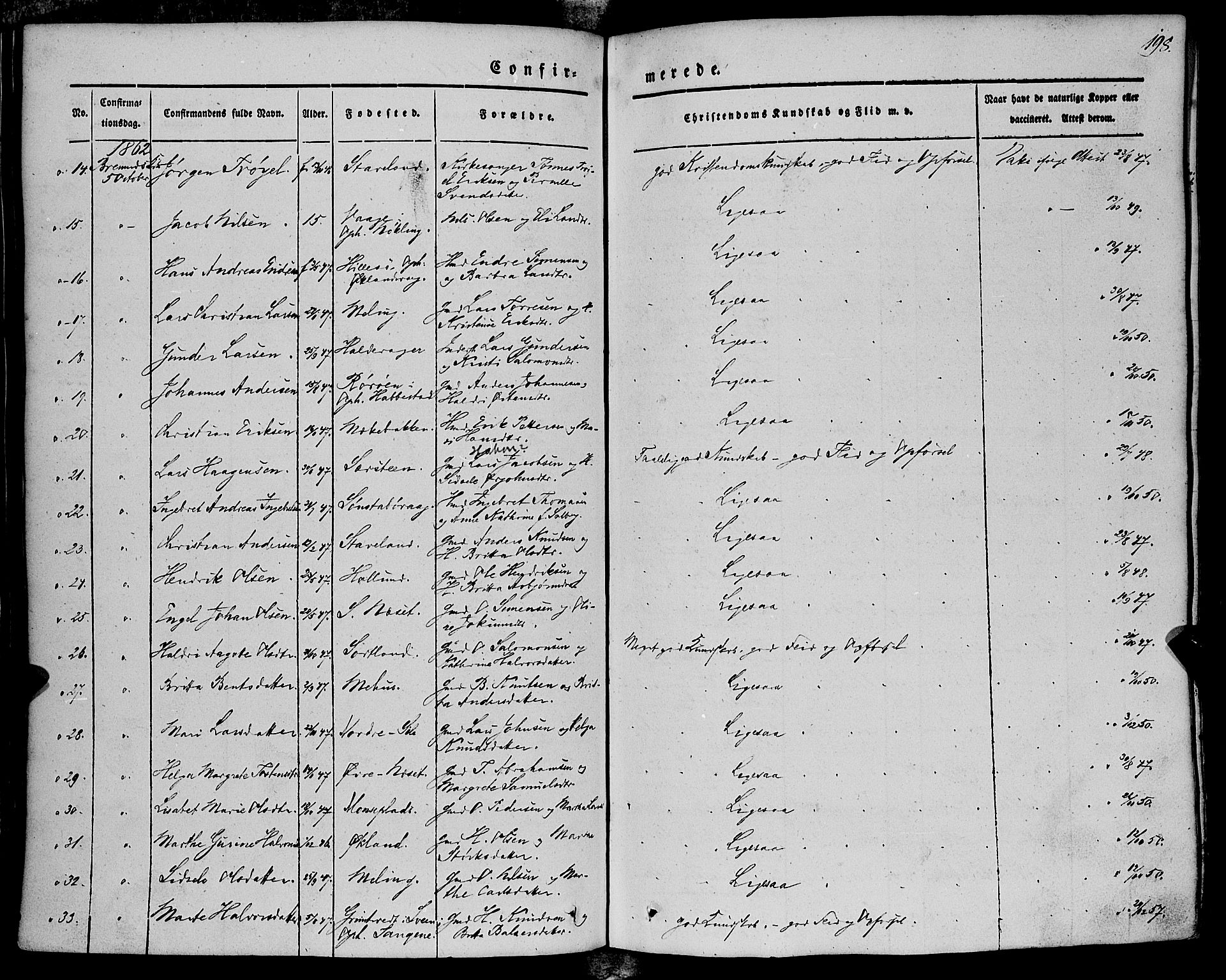 Finnås sokneprestembete, AV/SAB-A-99925/H/Ha/Haa/Haaa/L0007: Parish register (official) no. A 7, 1850-1862, p. 198