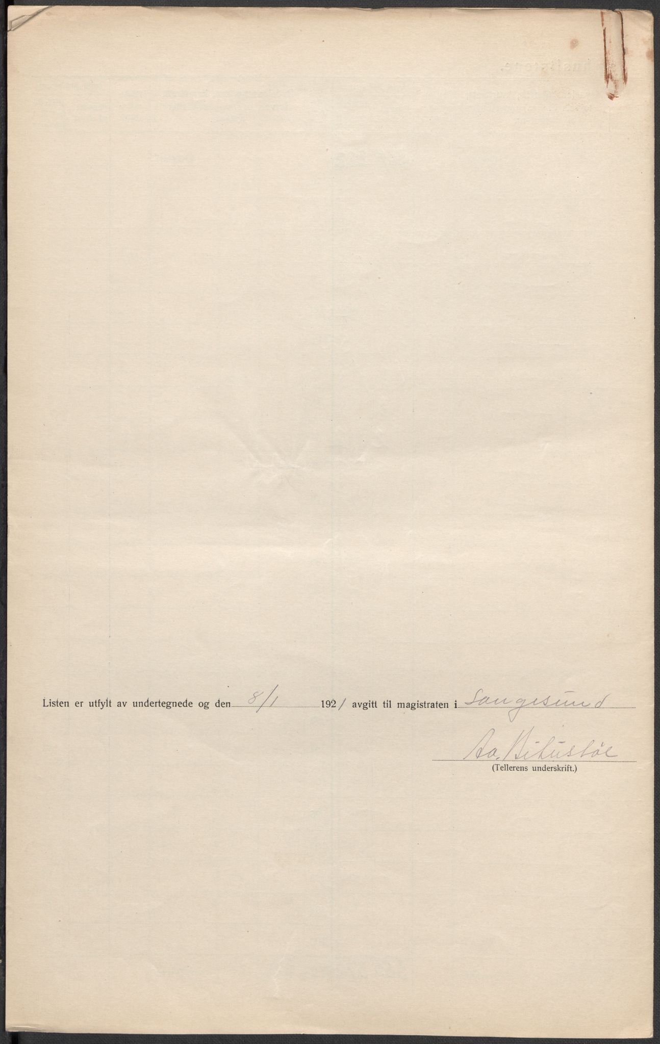 SAKO, 1920 census for Langesund, 1920, p. 14