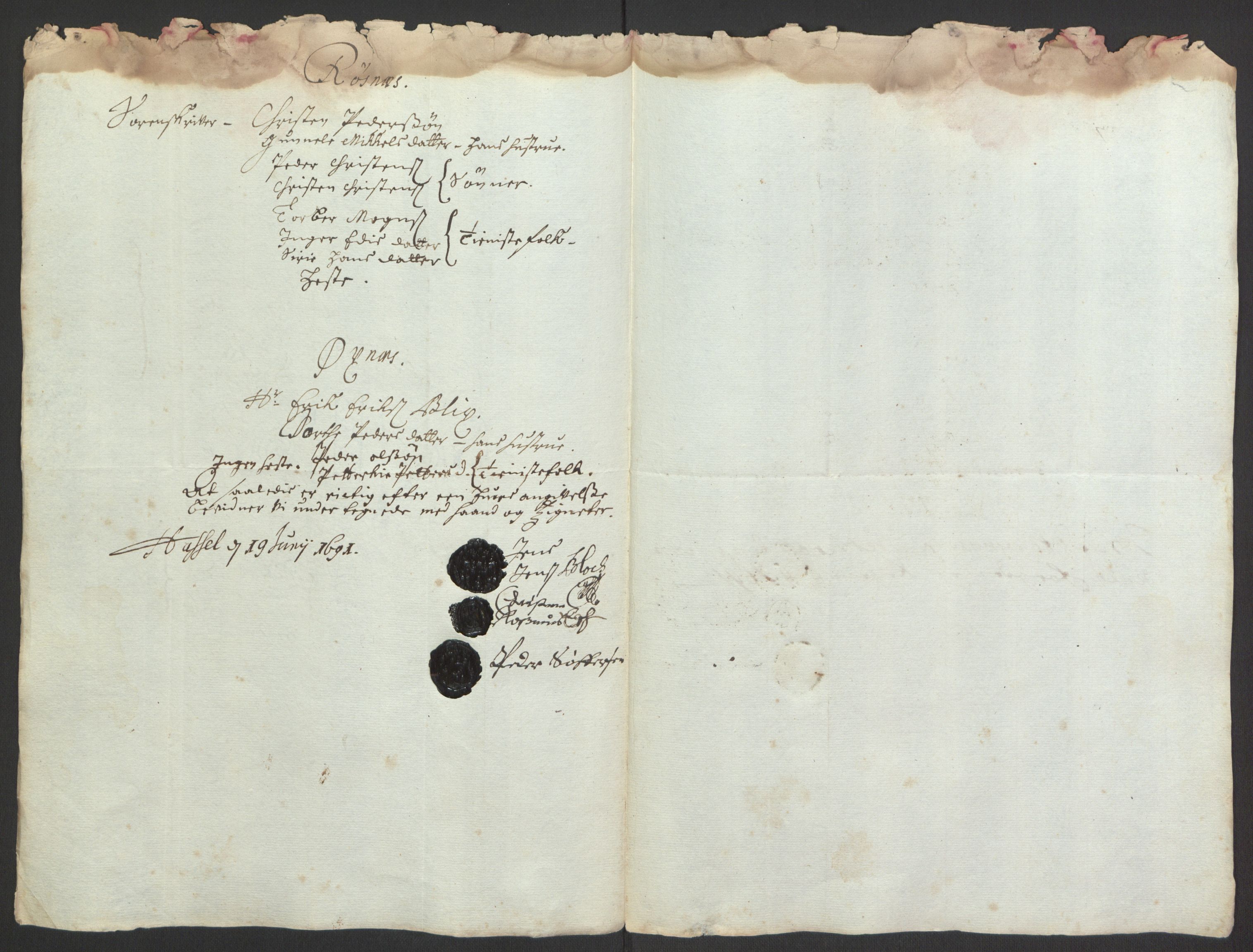 Rentekammeret inntil 1814, Reviderte regnskaper, Fogderegnskap, AV/RA-EA-4092/R67/L4676: Fogderegnskap Vesterålen, Andenes og Lofoten, 1691-1693, p. 39