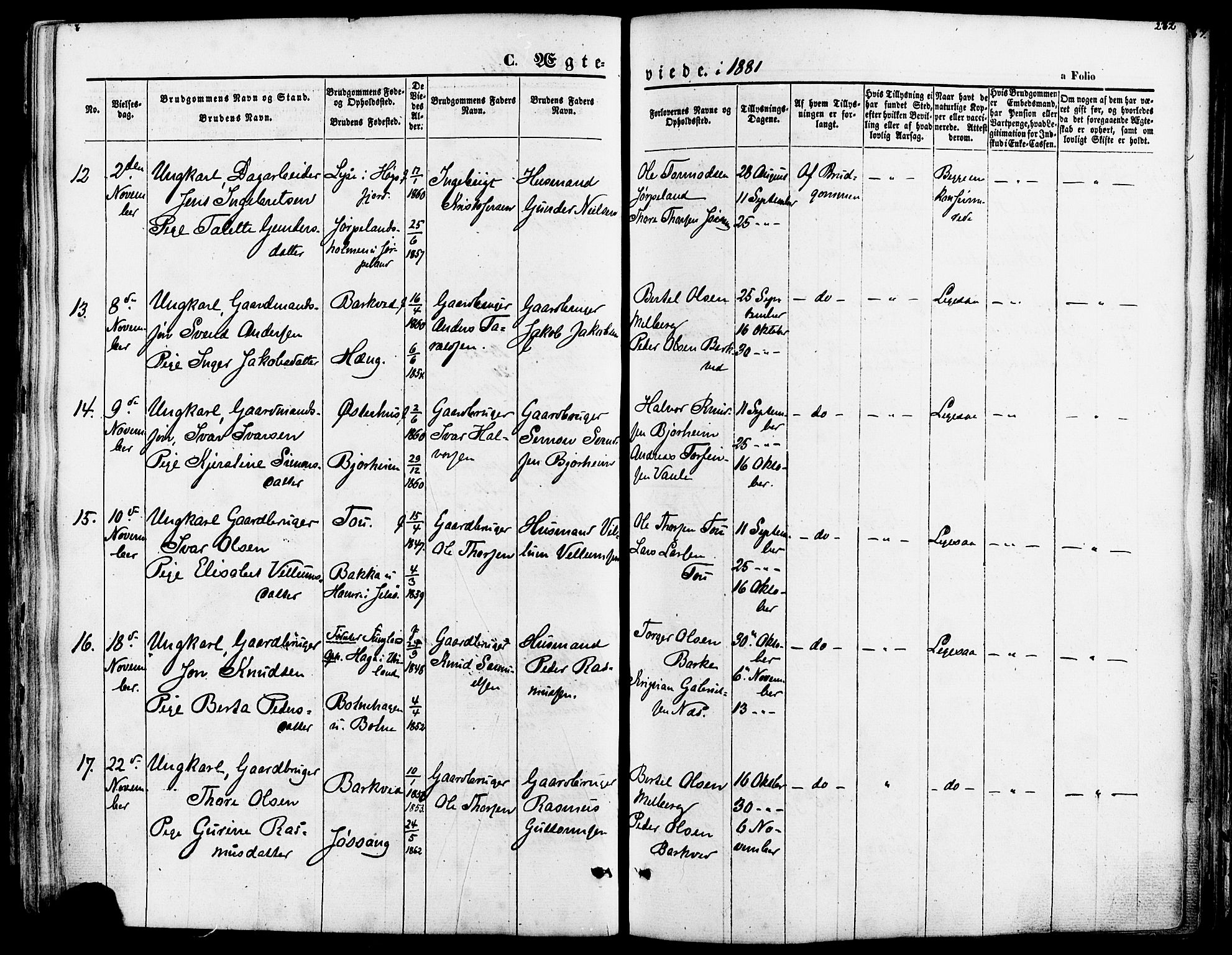 Strand sokneprestkontor, AV/SAST-A-101828/H/Ha/Haa/L0007: Parish register (official) no. A 7, 1855-1881, p. 272