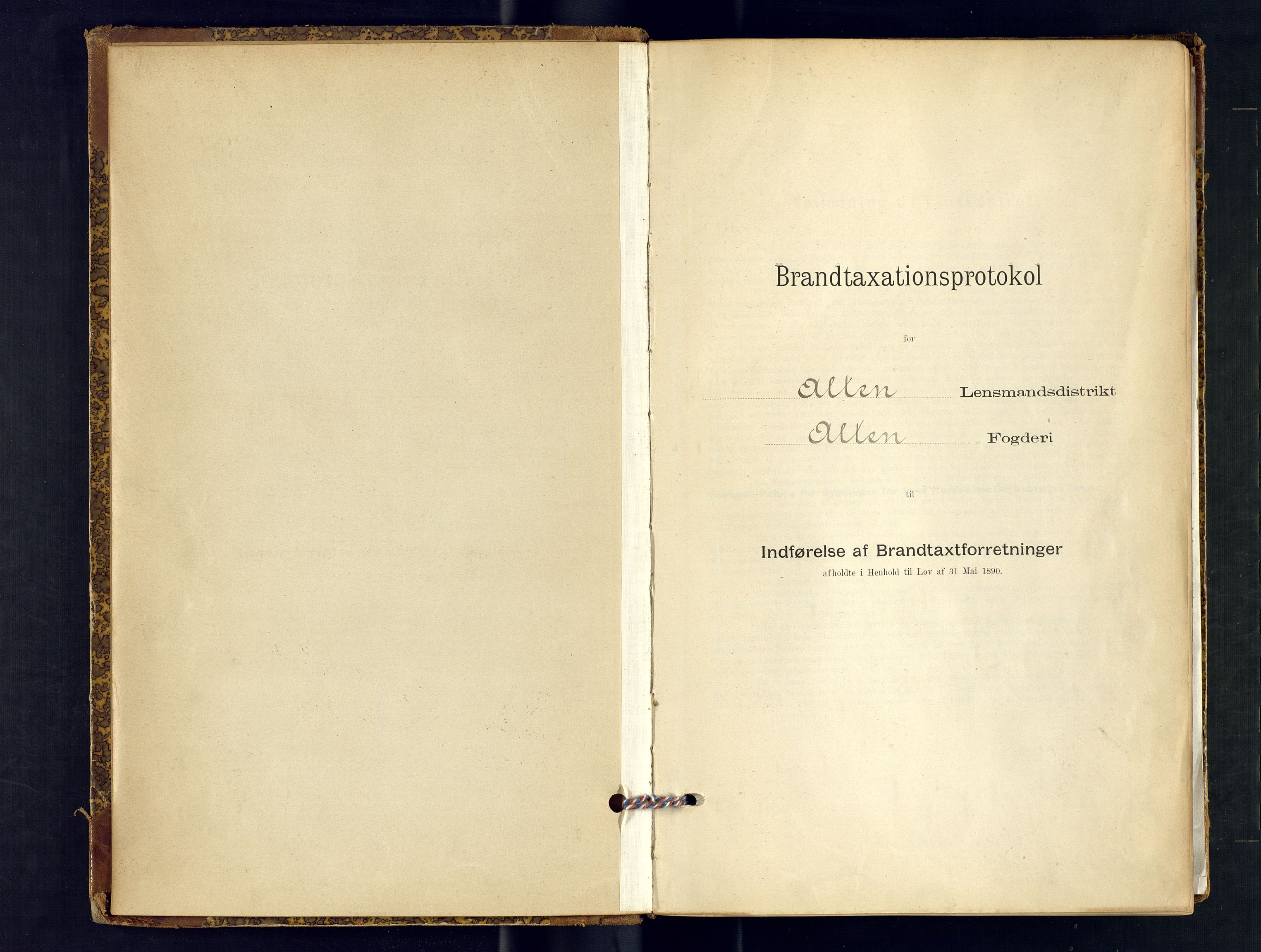 Alta lensmannskontor, SATØ/S-1165/O/Ob/L0167: Branntakstprotokoll, 1894-1898