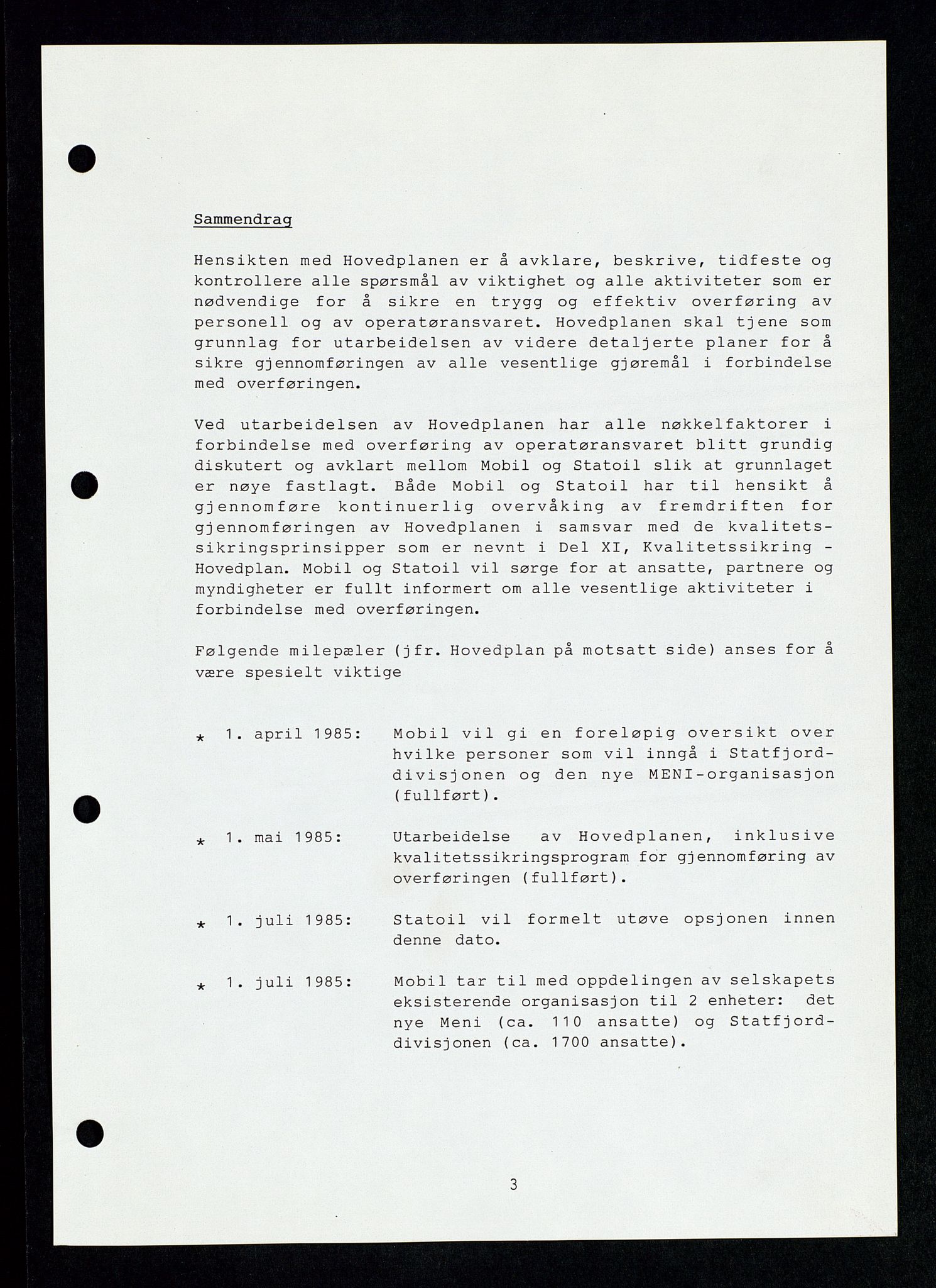 Pa 1339 - Statoil ASA, AV/SAST-A-101656/0001/D/Dm/L0123: Rapporter, 1985-1988, p. 11