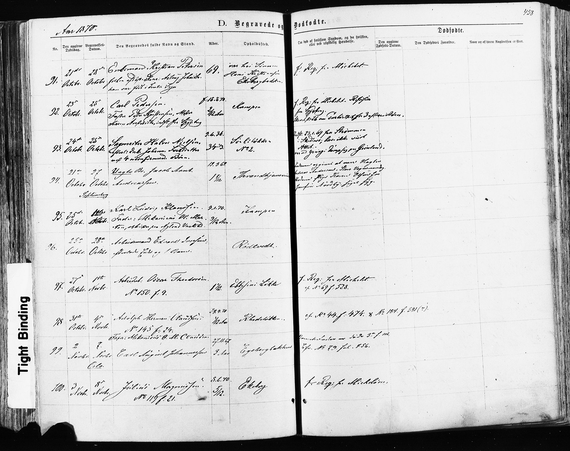 Østre Aker prestekontor Kirkebøker, AV/SAO-A-10840/F/Fa/L0003: Parish register (official) no. I 3, 1869-1875, p. 458