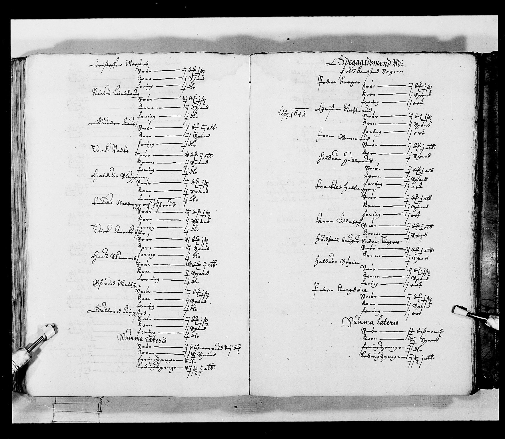 Stattholderembetet 1572-1771, RA/EA-2870/Ek/L0019/0001: Jordebøker 1633-1658 / Jordebøker for Akershus len, 1642, p. 234