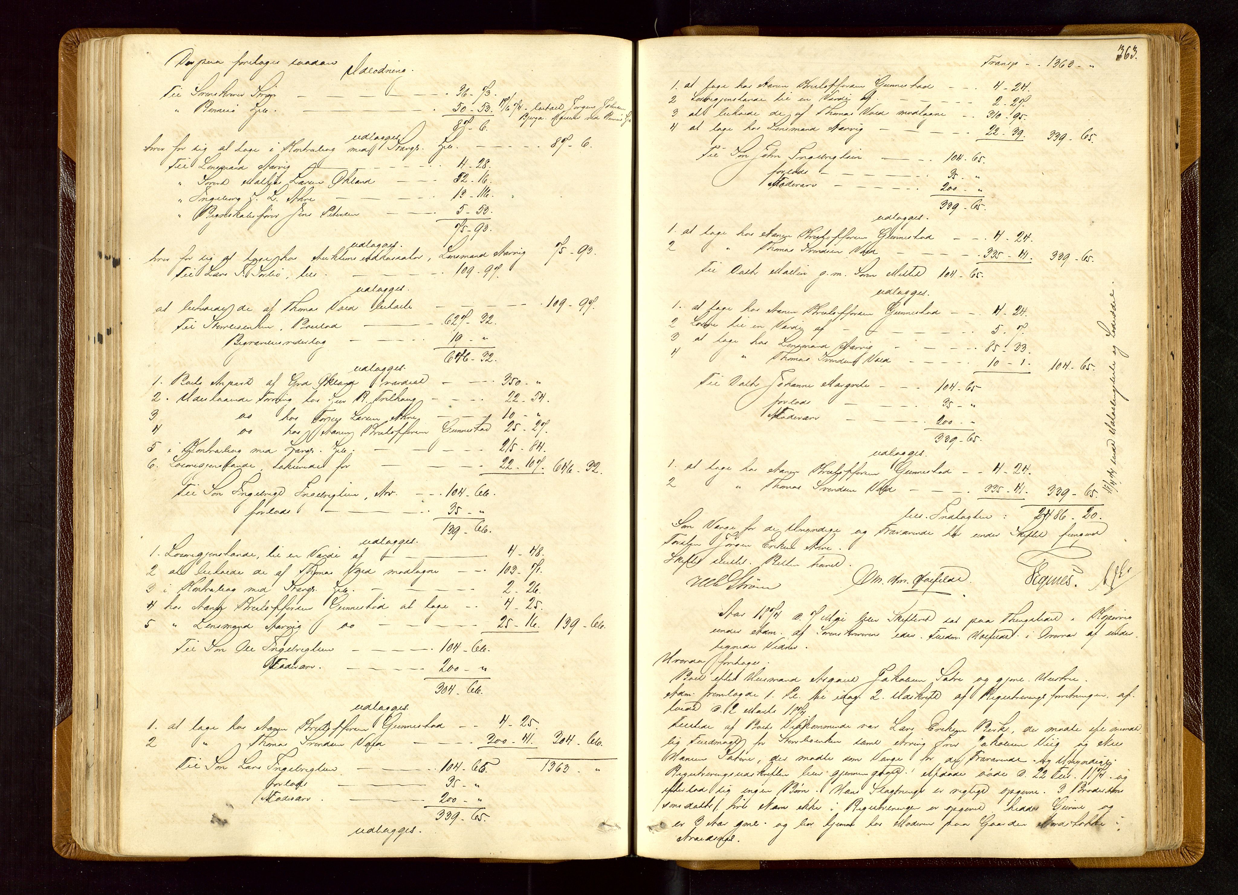 Karmsund sorenskriveri, AV/SAST-A-100311/01/IV/IVDBA/L0004: SKIFTEPROTOKOLL TORVESTAD, TYSVÆR, 1868-1877, p. 362b-363a