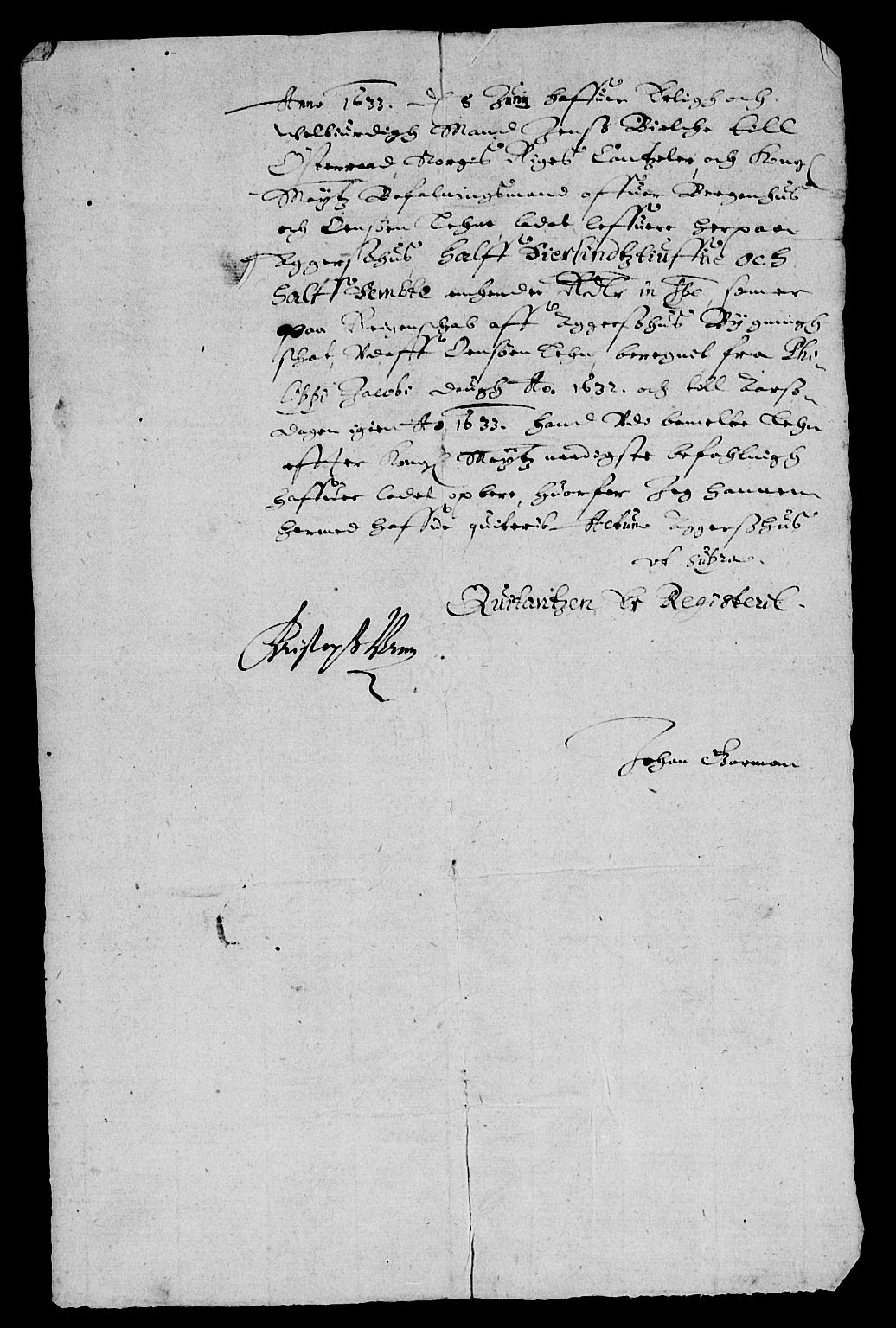 Rentekammeret inntil 1814, Reviderte regnskaper, Lensregnskaper, AV/RA-EA-5023/R/Rb/Rbe/L0001: Onsøy len, 1626-1639