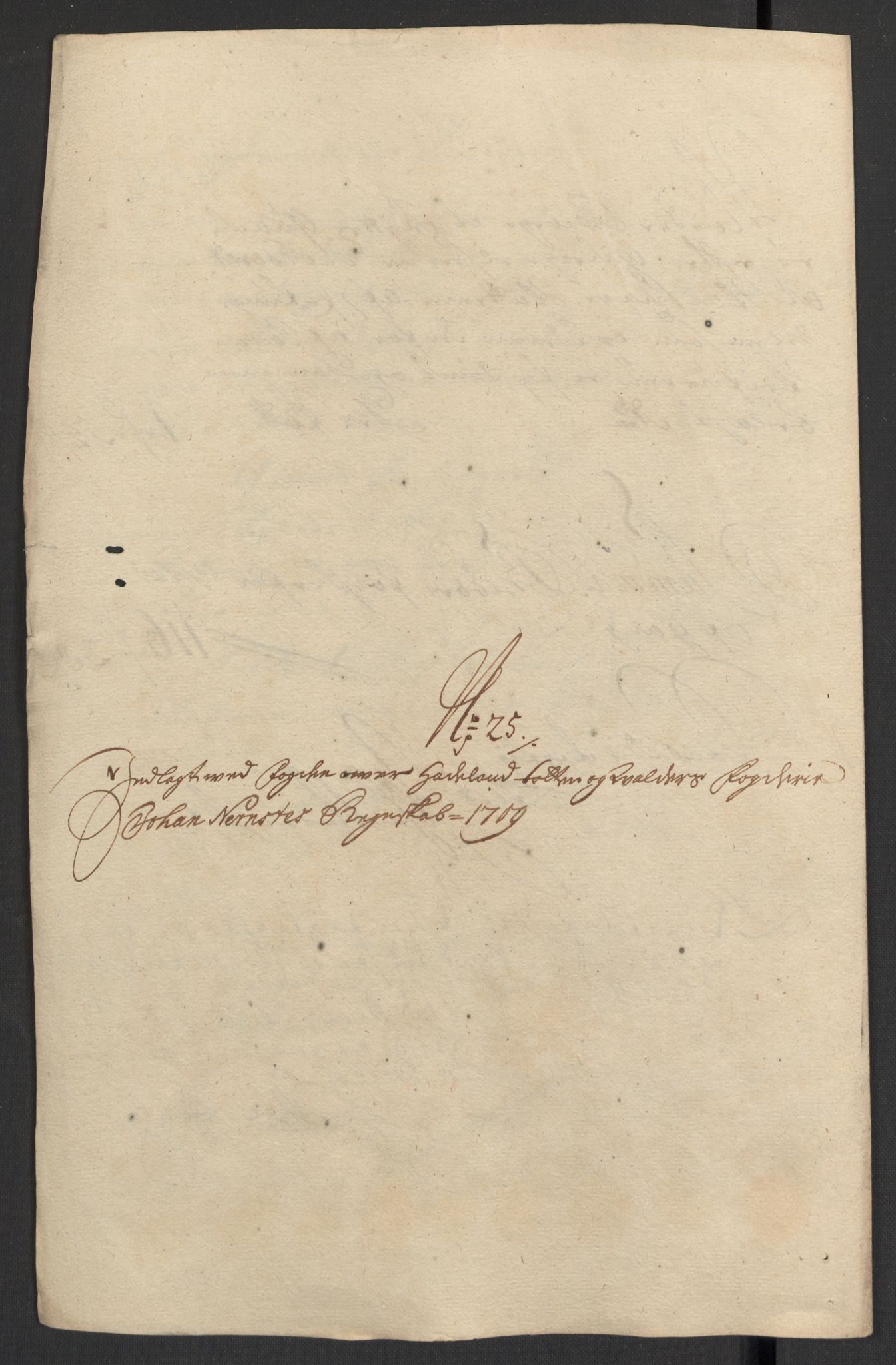 Rentekammeret inntil 1814, Reviderte regnskaper, Fogderegnskap, RA/EA-4092/R18/L1306: Fogderegnskap Hadeland, Toten og Valdres, 1709, p. 392