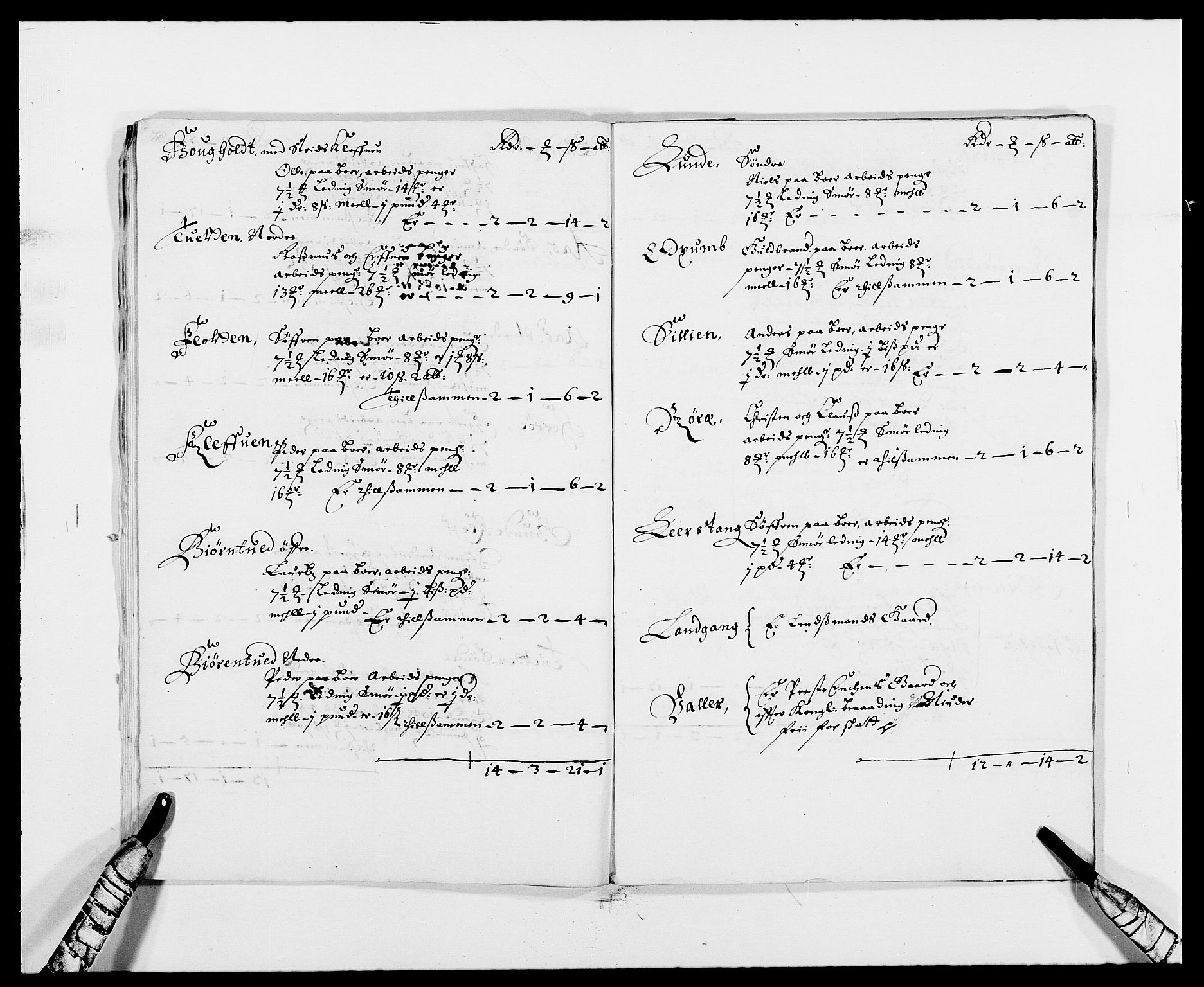 Rentekammeret inntil 1814, Reviderte regnskaper, Fogderegnskap, AV/RA-EA-4092/R34/L2042: Fogderegnskap Bamble, 1673-1675, p. 365