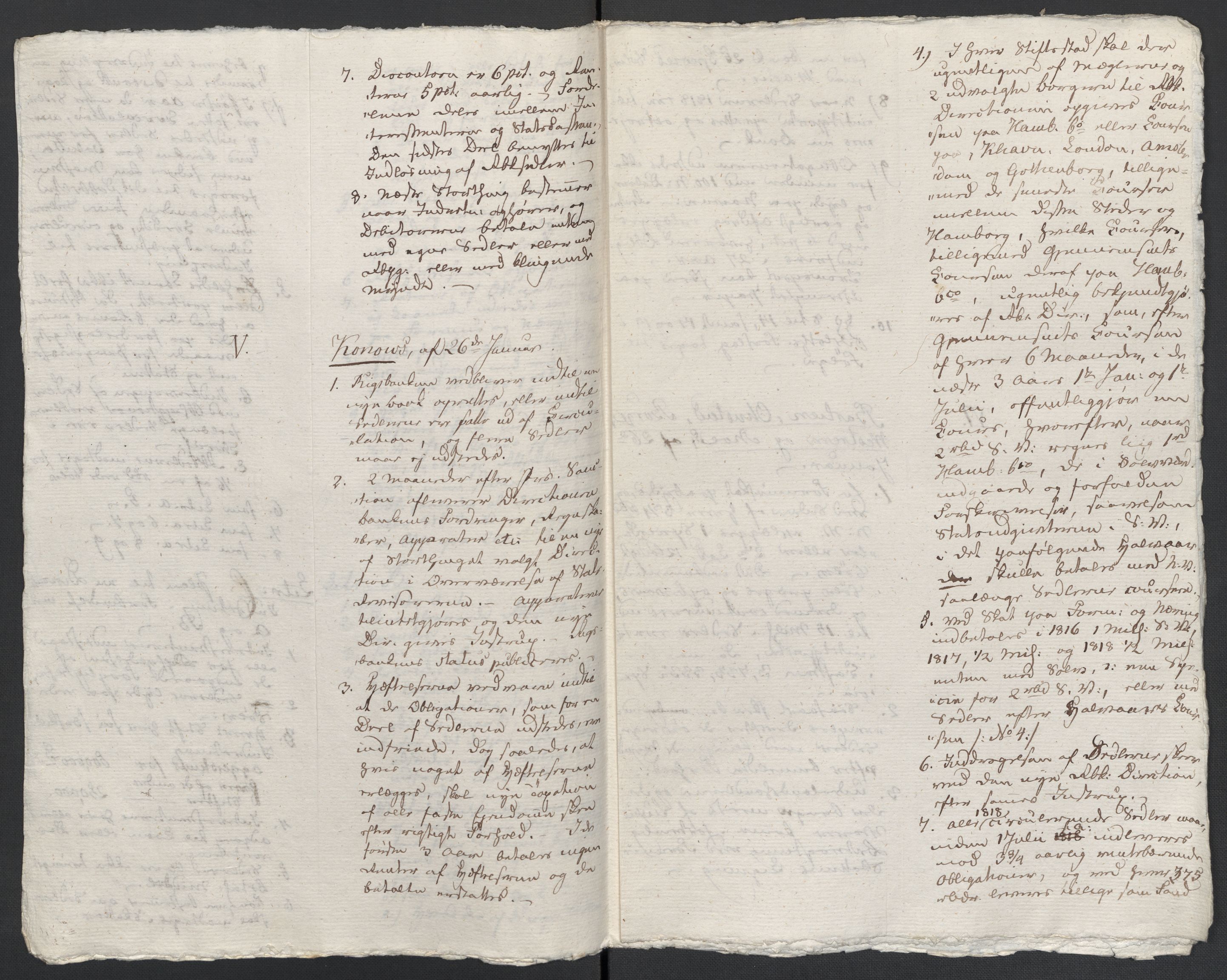 Christie, Wilhelm Frimann Koren, AV/RA-PA-0014/F/L0005: Christies dokumenter fra Stortinget, 1815-1816, p. 309