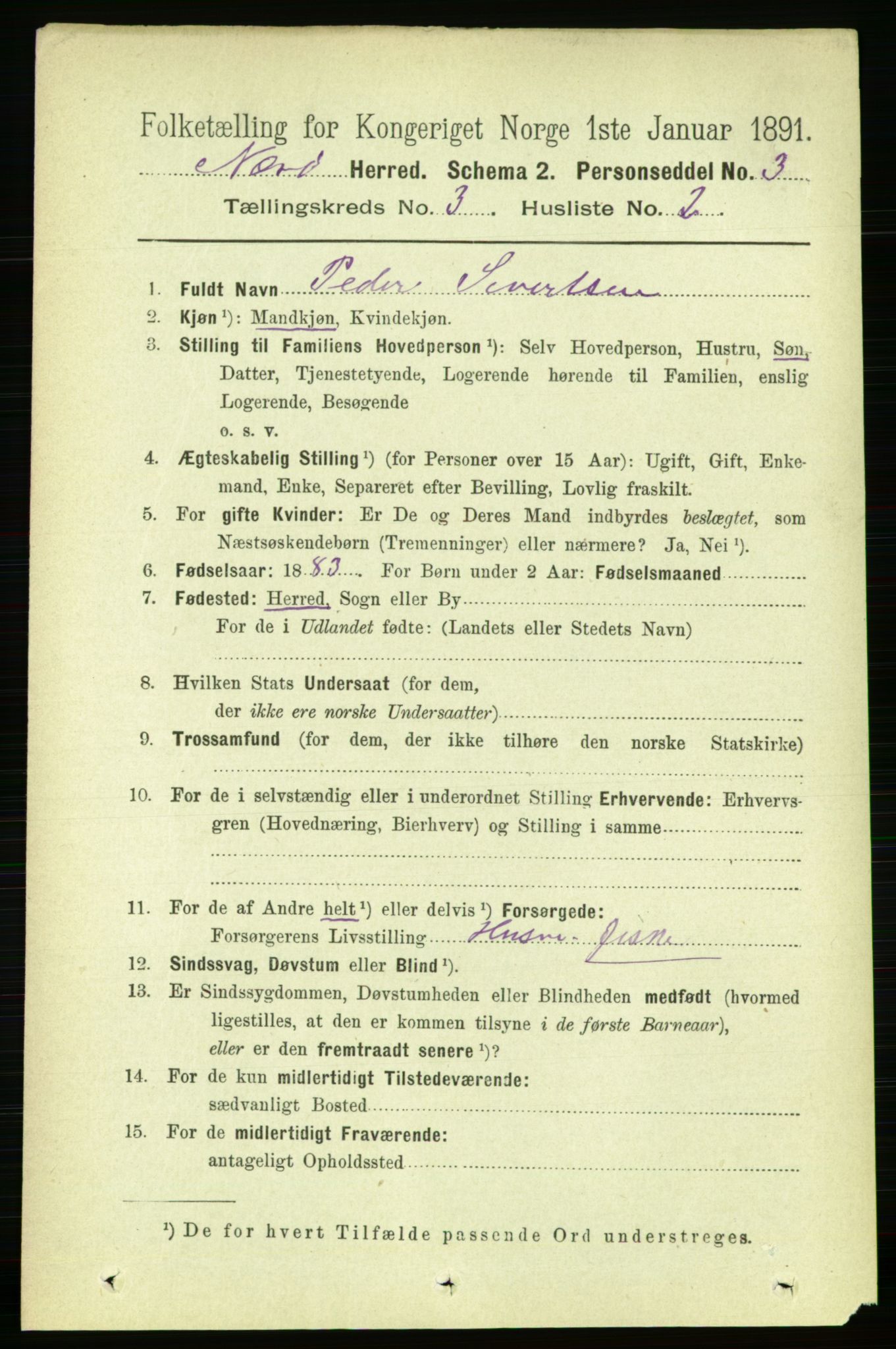 RA, 1891 census for 1751 Nærøy, 1891, p. 1308