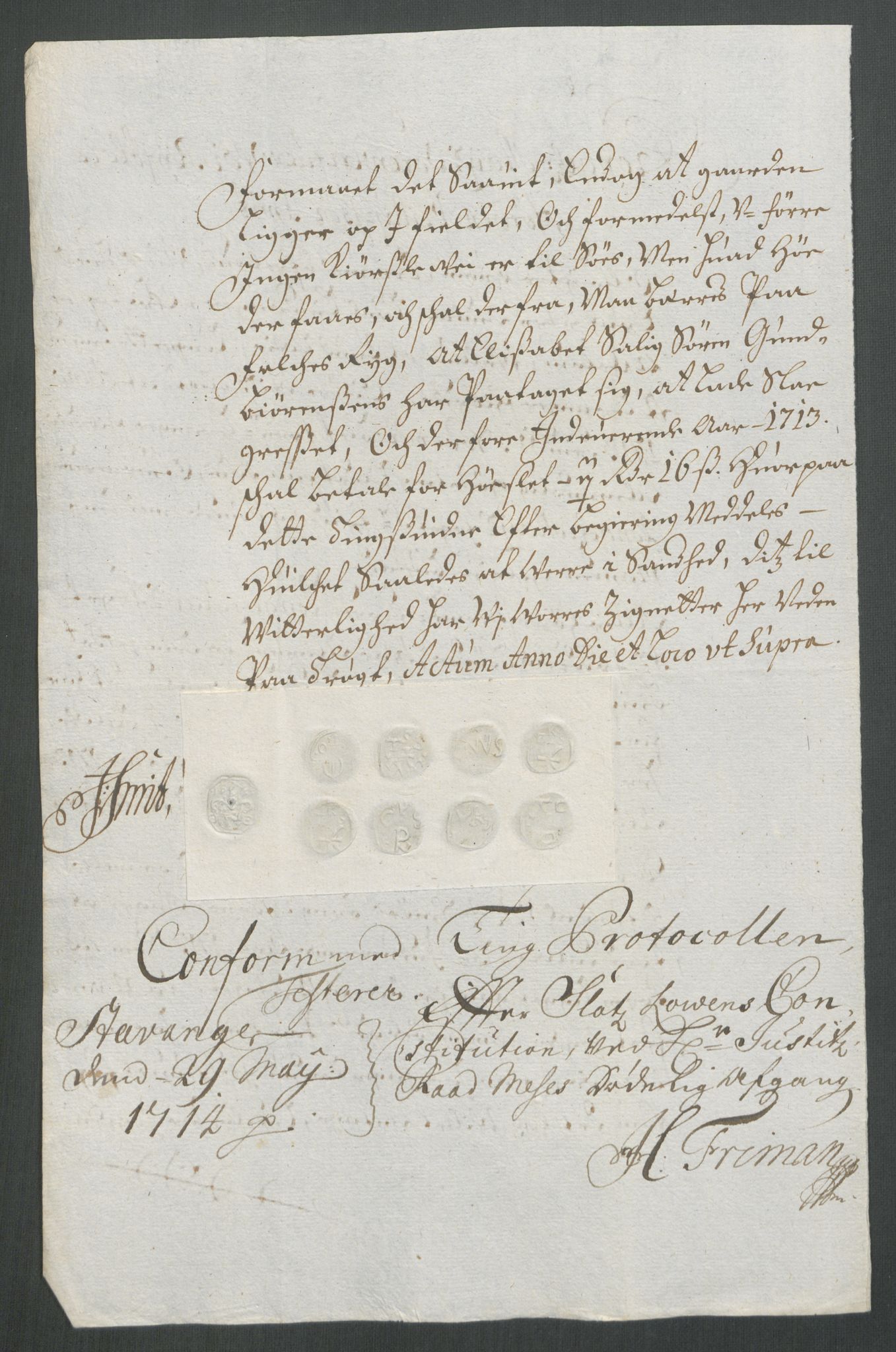 Rentekammeret inntil 1814, Reviderte regnskaper, Fogderegnskap, AV/RA-EA-4092/R47/L2868: Fogderegnskap Ryfylke, 1715, p. 389