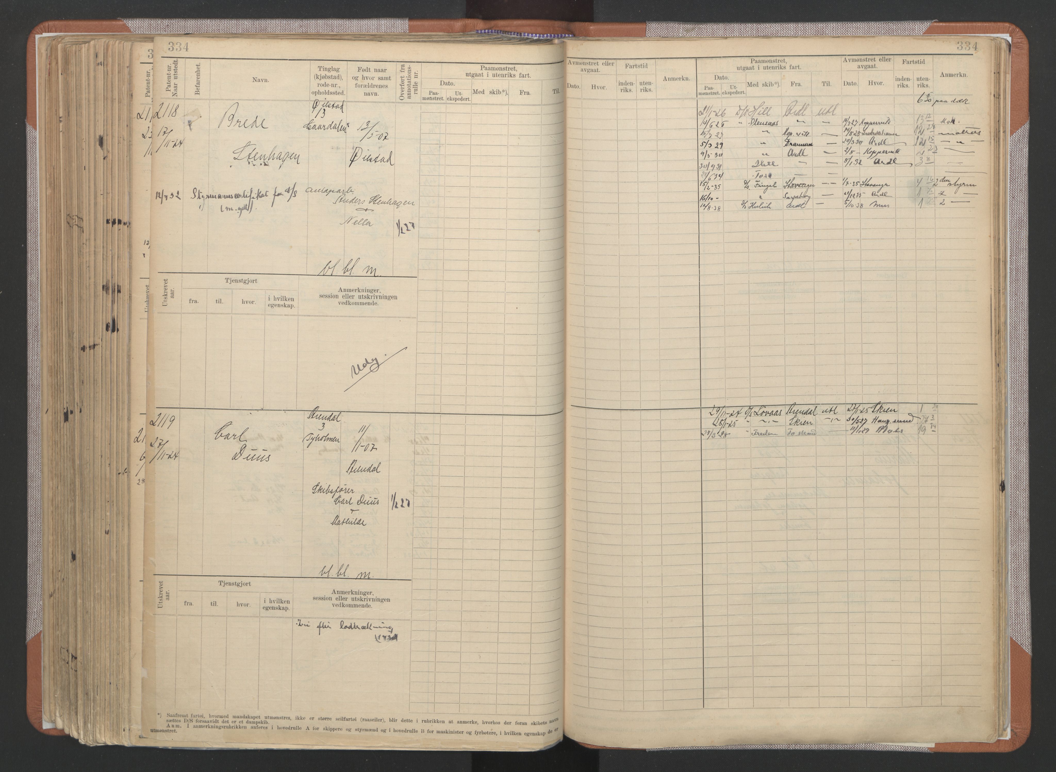 Arendal mønstringskrets, AV/SAK-2031-0012/F/Fb/L0022: Hovedrulle A nr 1466-2242, S-20, 1914-1930, p. 344