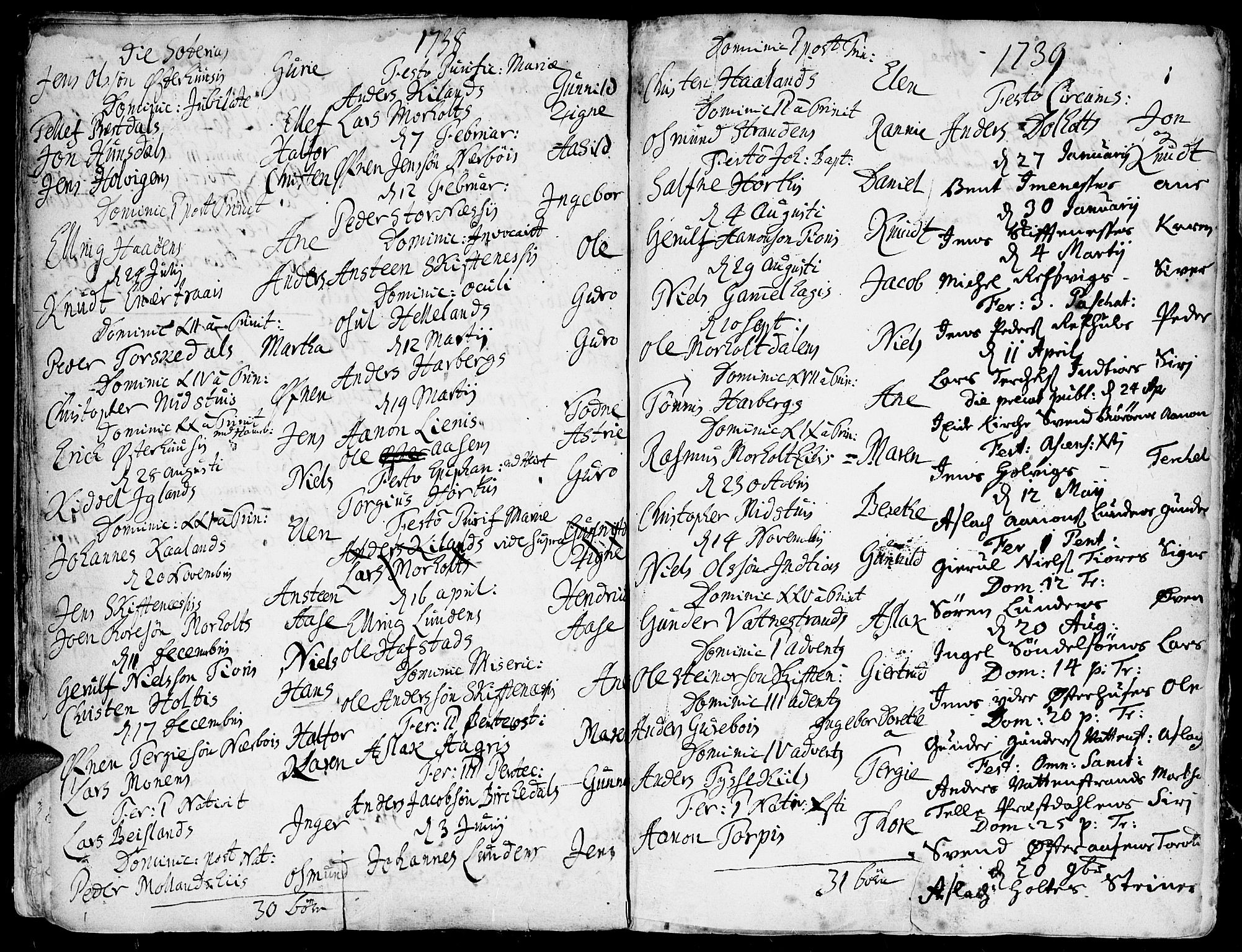 Hommedal sokneprestkontor, AV/SAK-1111-0023/F/Fa/Fab/L0001: Parish register (official) no. A 1 /1, 1690-1754