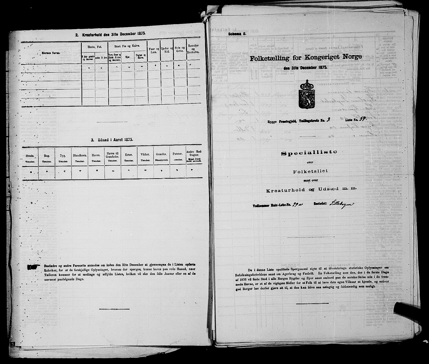 RA, 1875 census for 0136P Rygge, 1875, p. 466